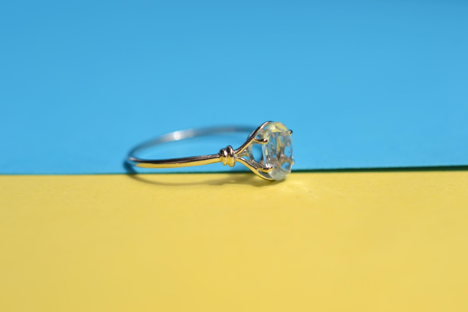 Bague Aigue-Marine ovale
