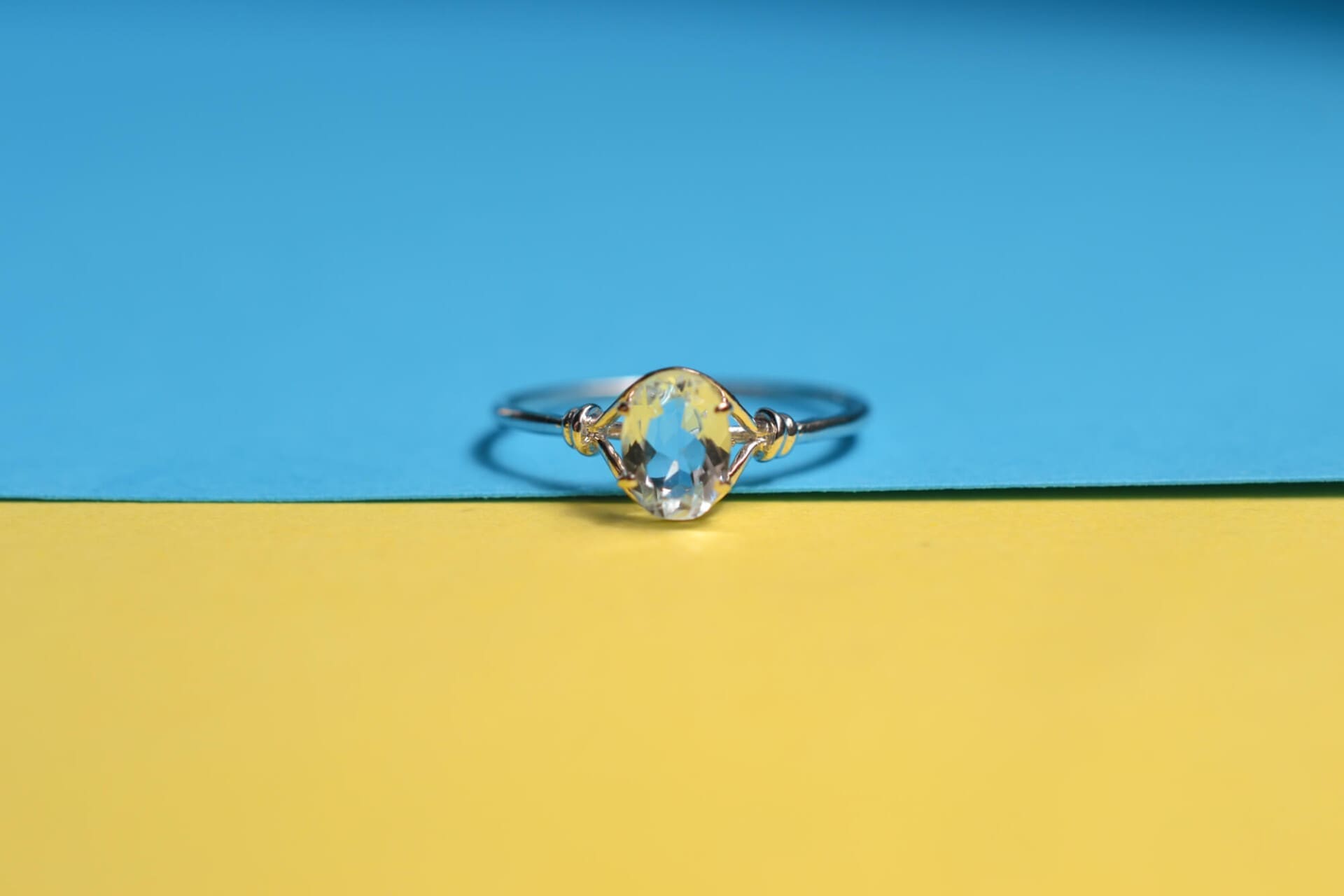 Bague Aigue-Marine ovale