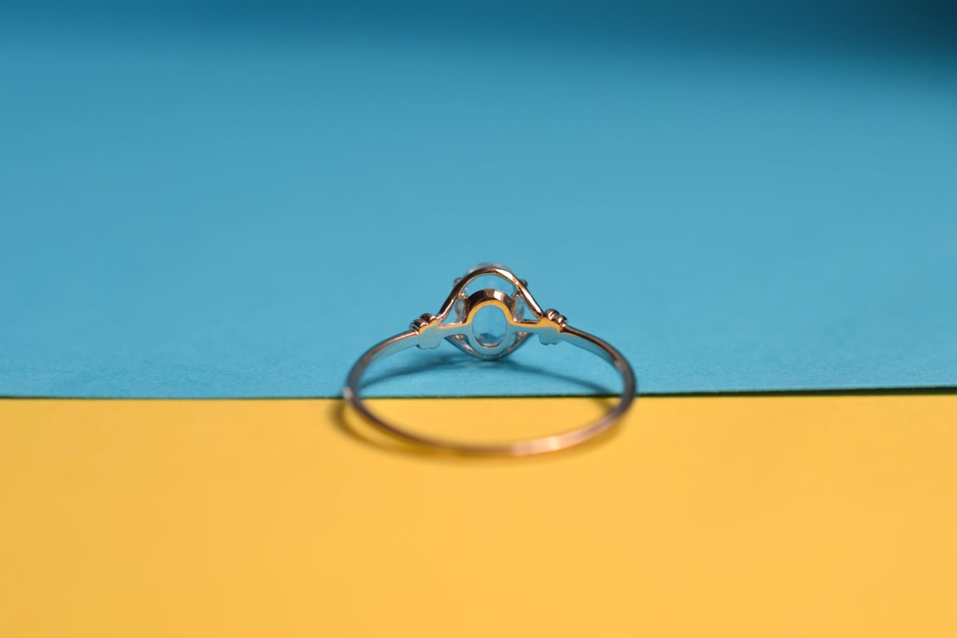 Bague Aigue-Marine ovale