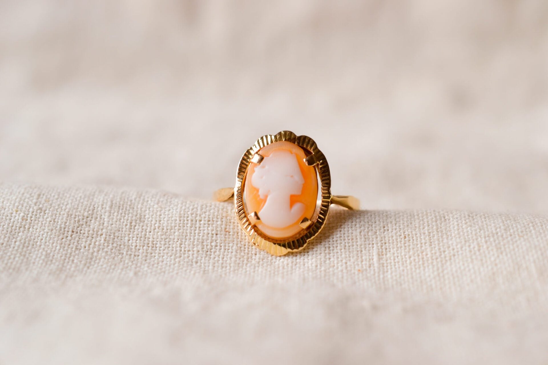 Bague Camée striée