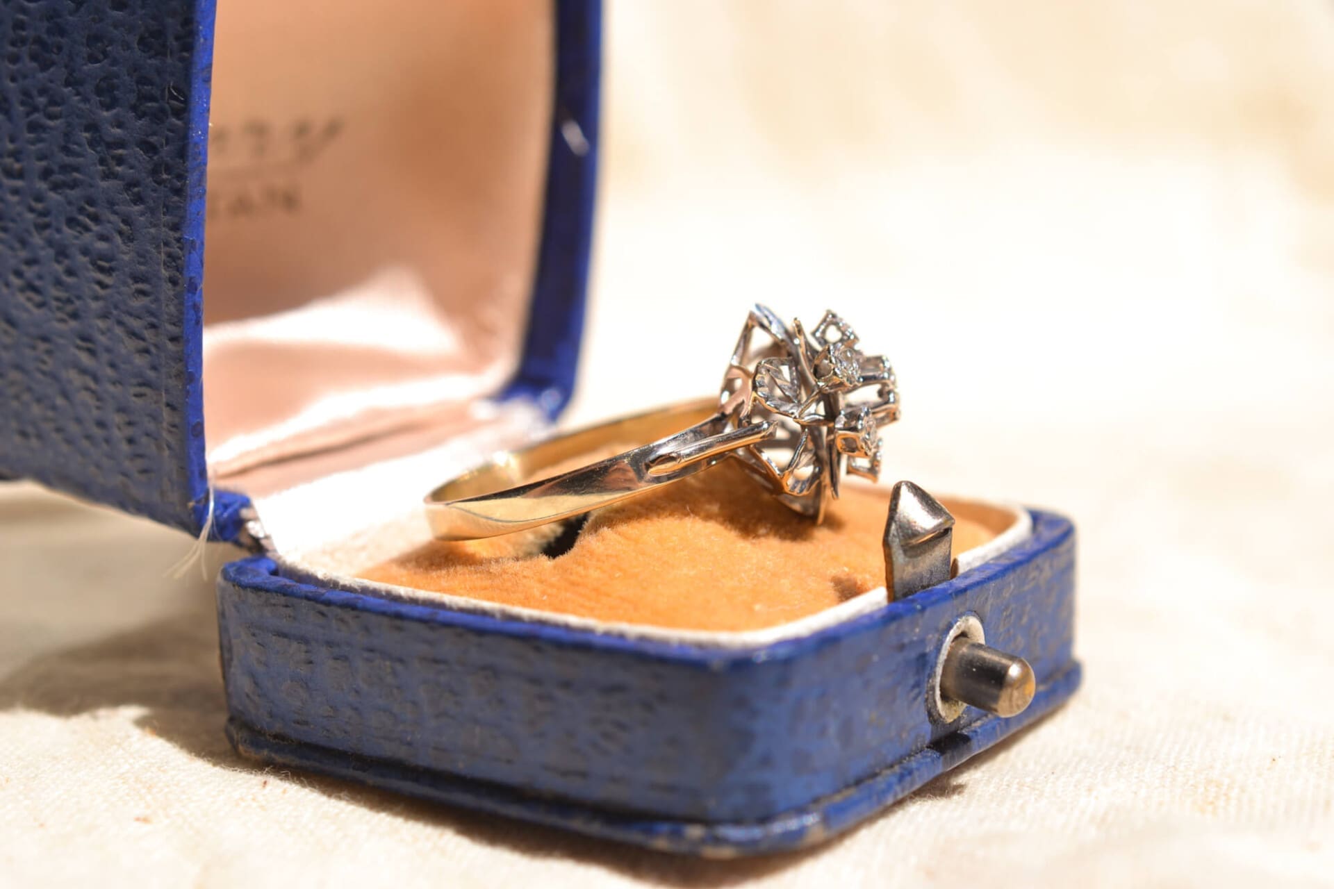 Bague Marguerite flocon Diamants
