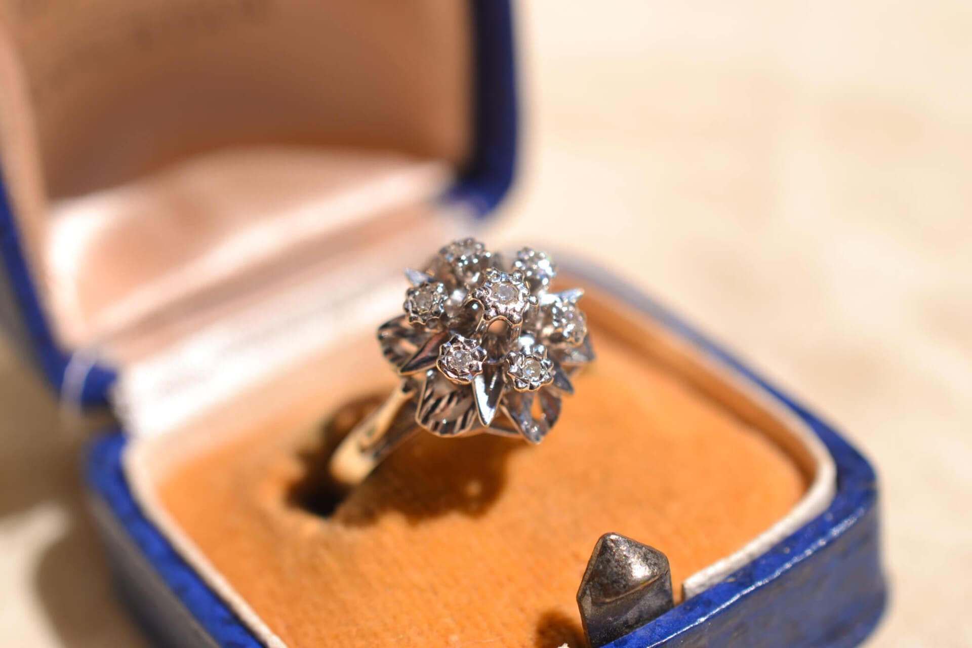 Bague Marguerite flocon Diamants