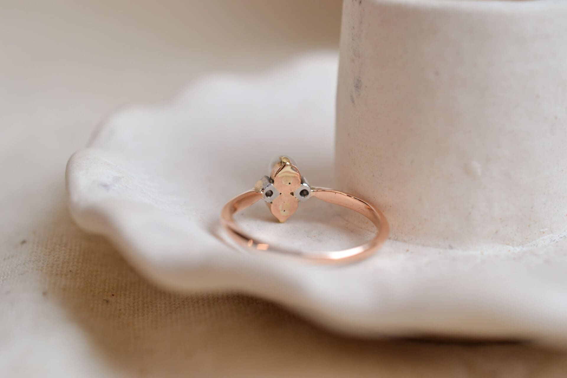 Bague Perles et Simulants