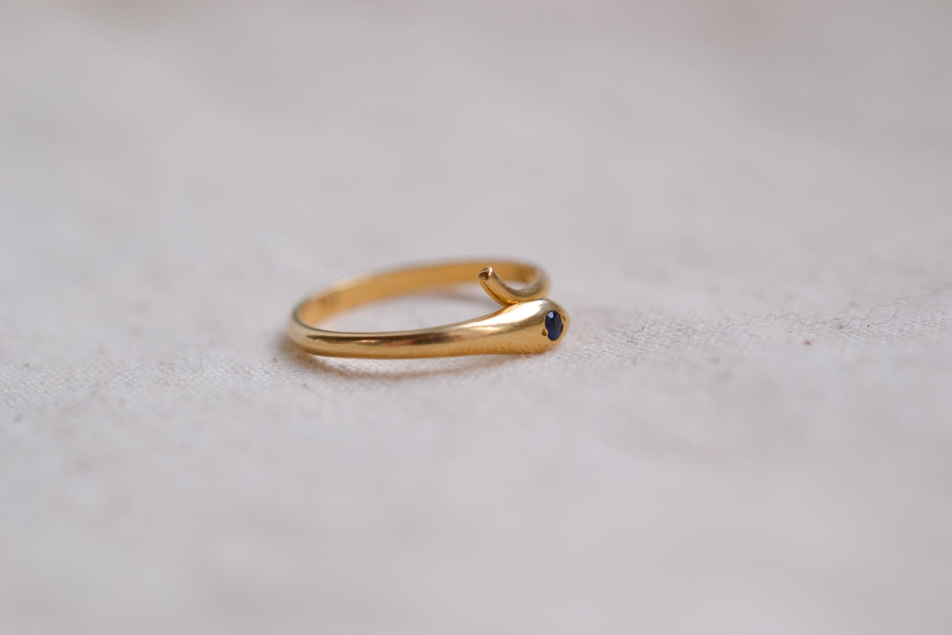 Bague Serpent Saphir