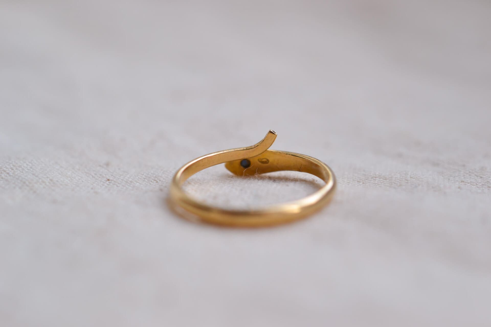 Bague Serpent Saphir