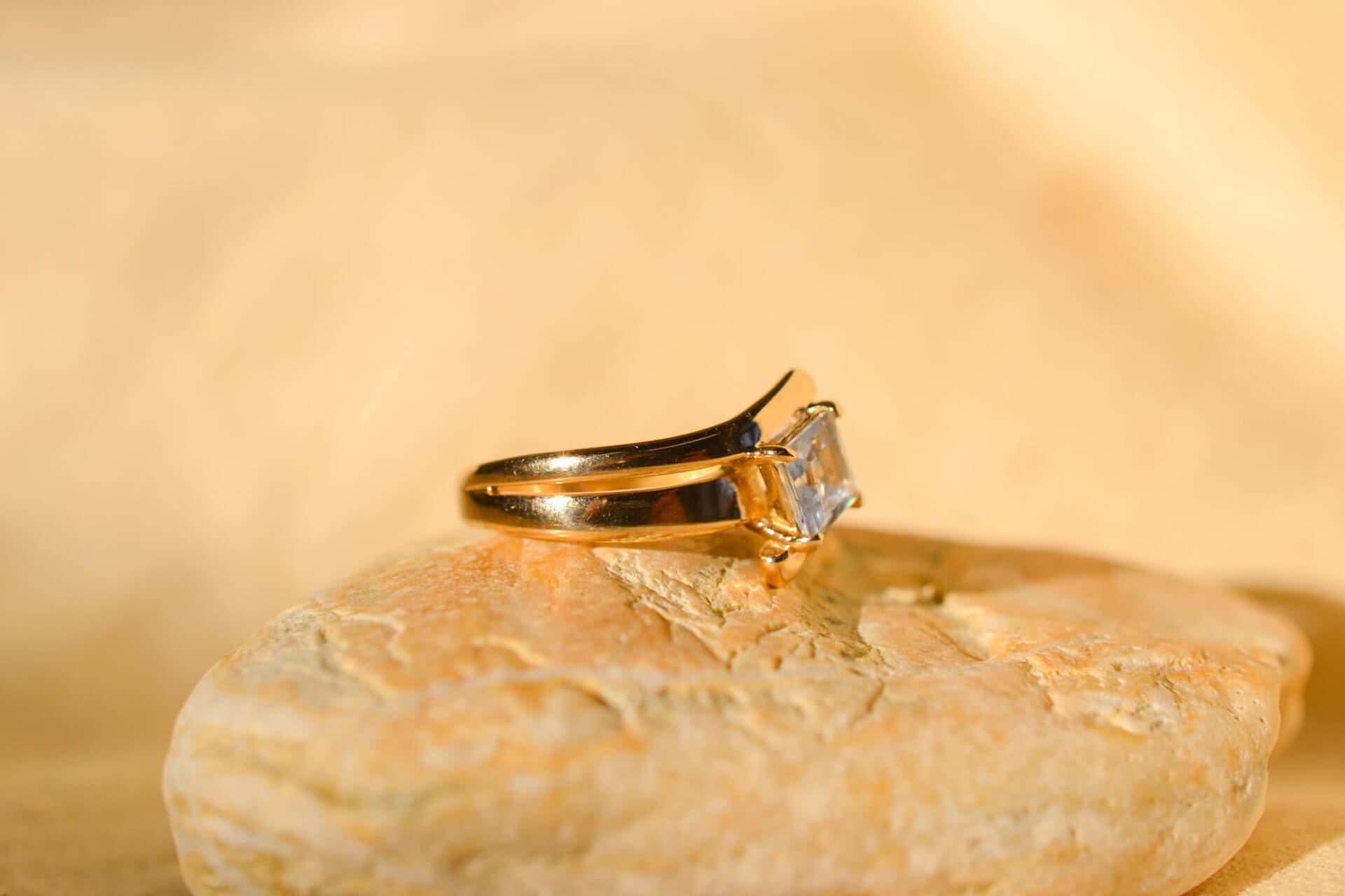 Bague Aigue-Marine losange