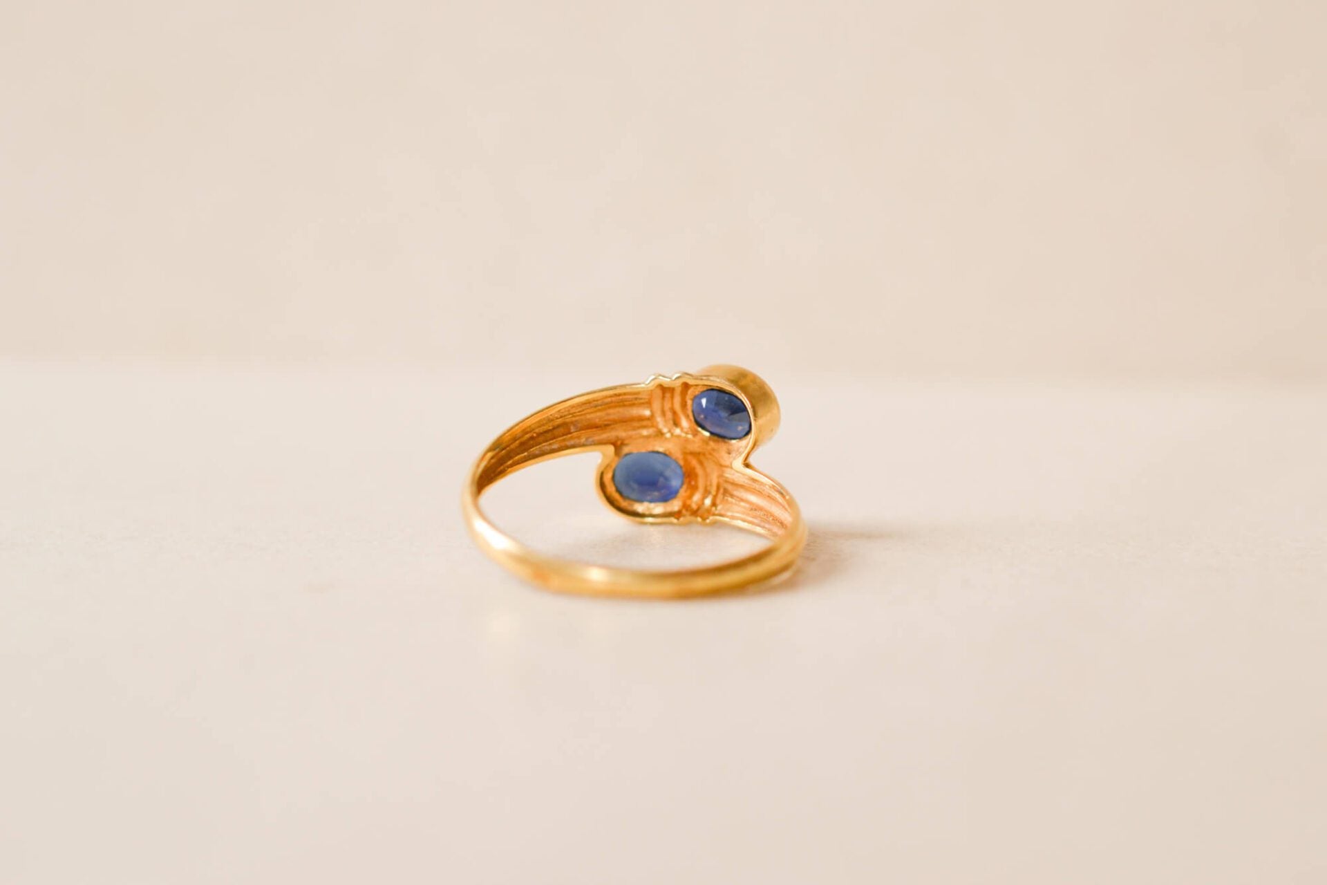 Bague Toi et Moi Saphirs