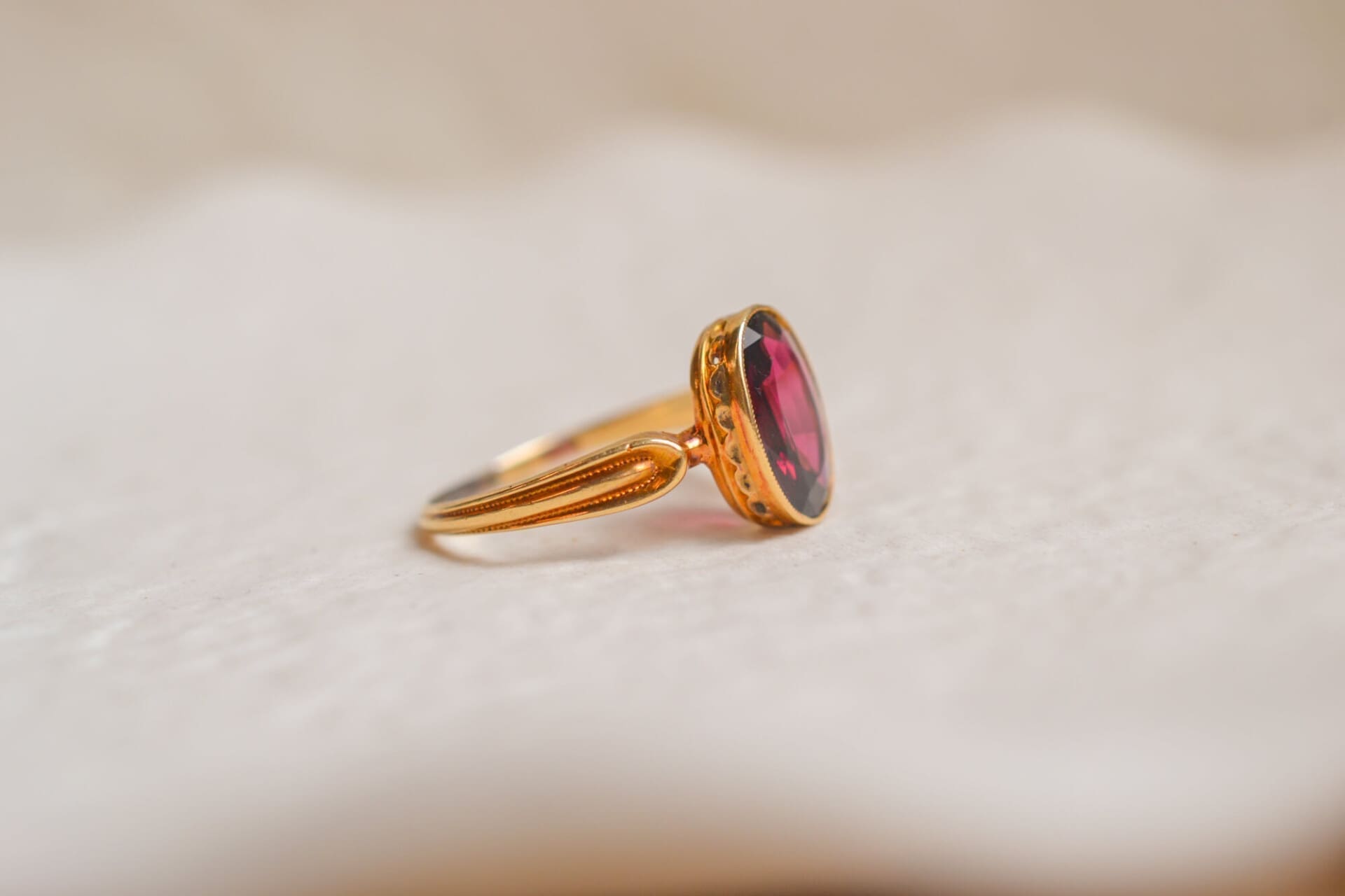 Bague Tourmaline ovale