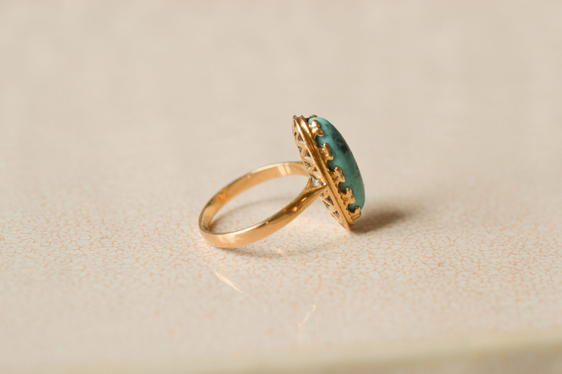 Bague Turquoise ovale