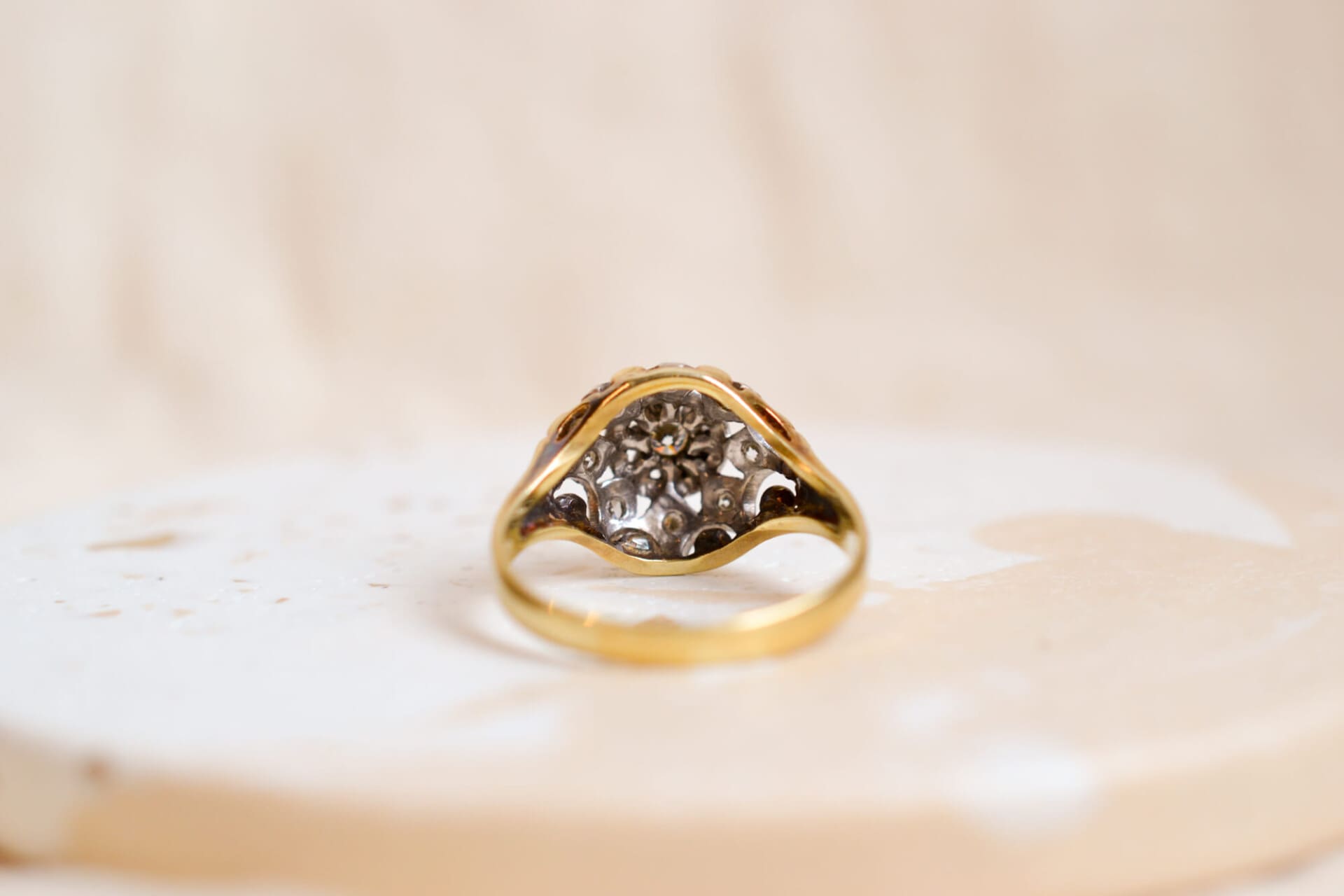 Bague dôme Diamants