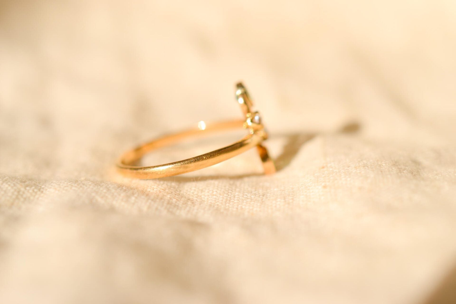 Bague Toi et Moi Emeraudes Oxydes