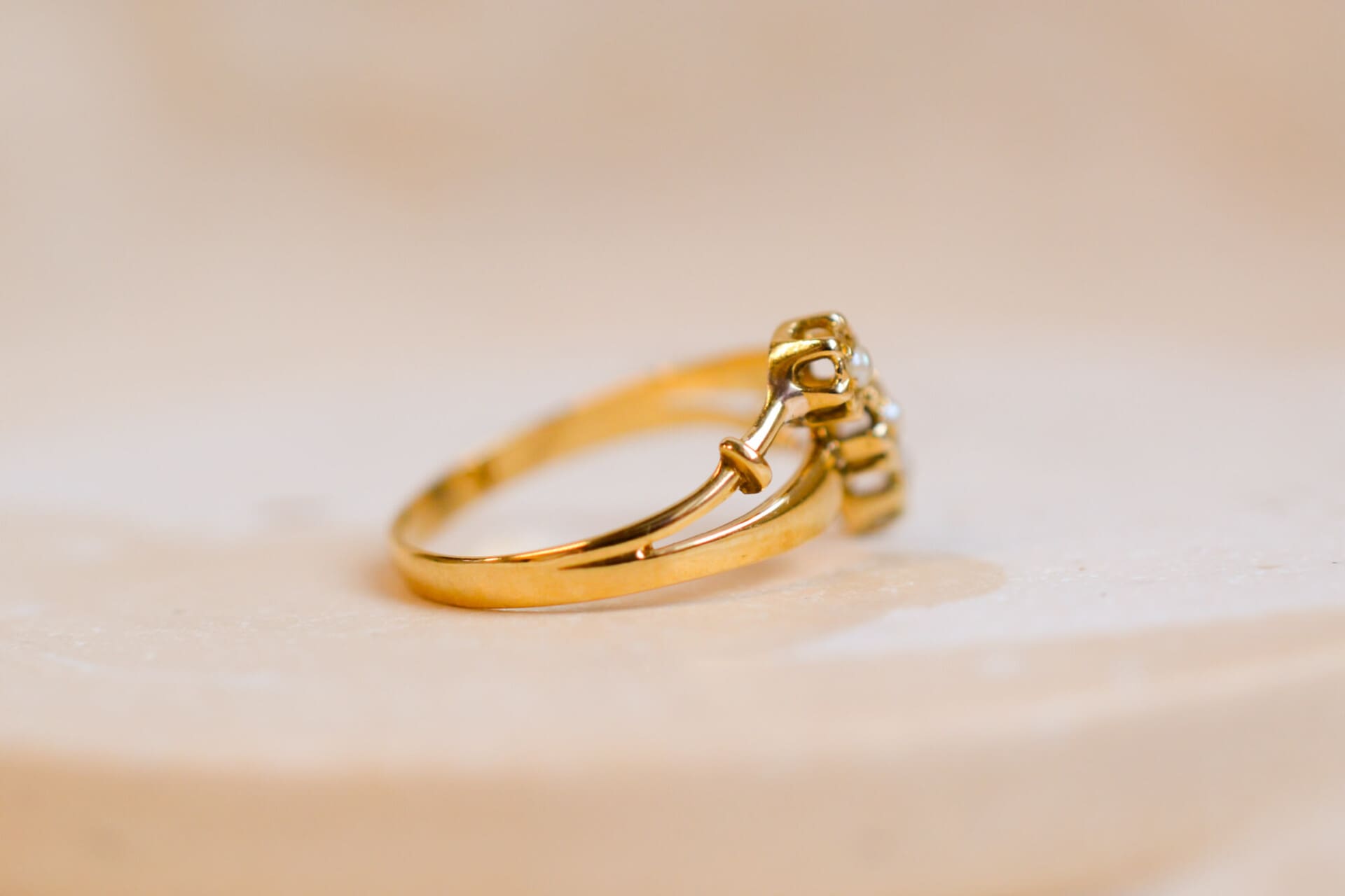 Bague trilogie Perles