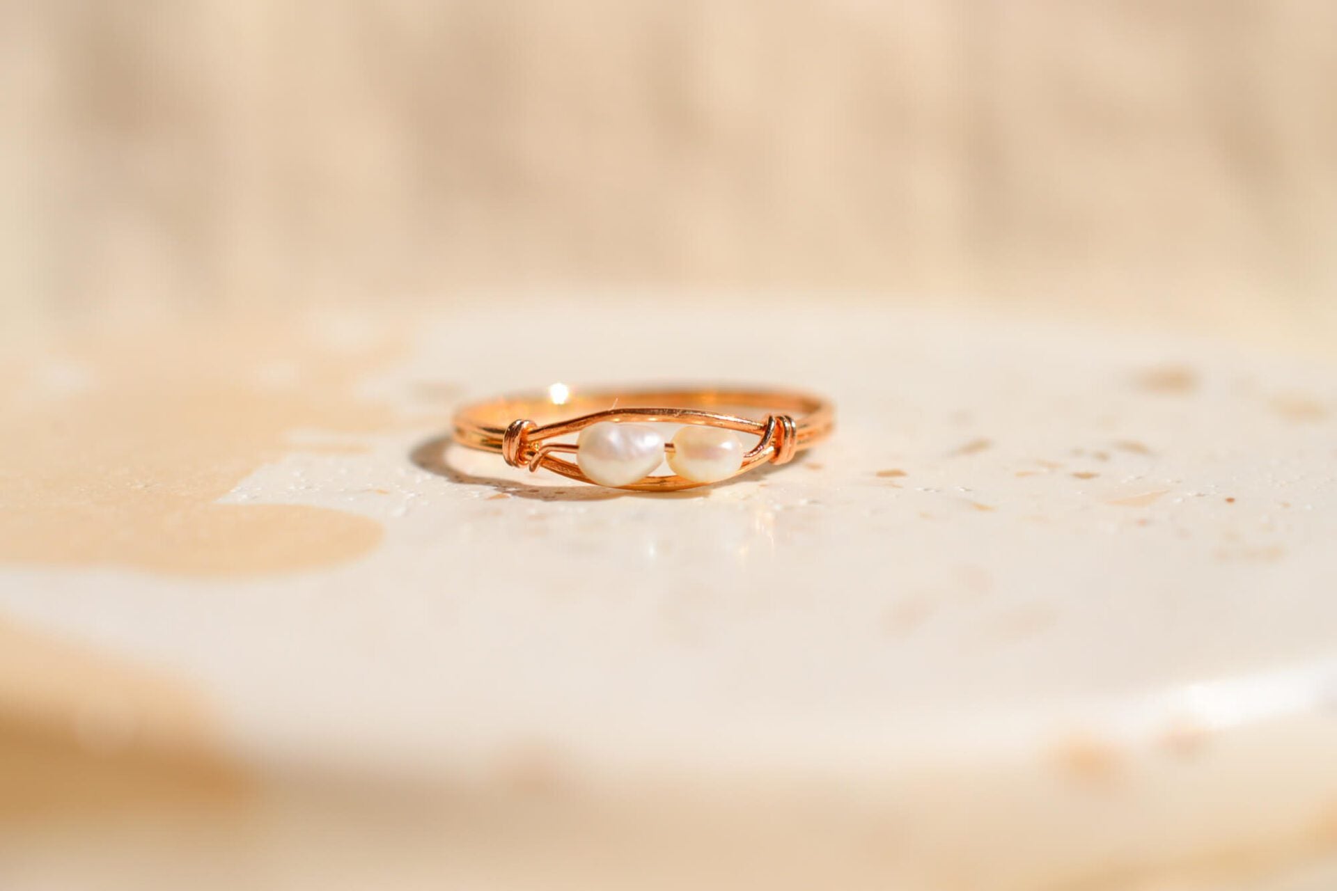 Bague Perles baroques