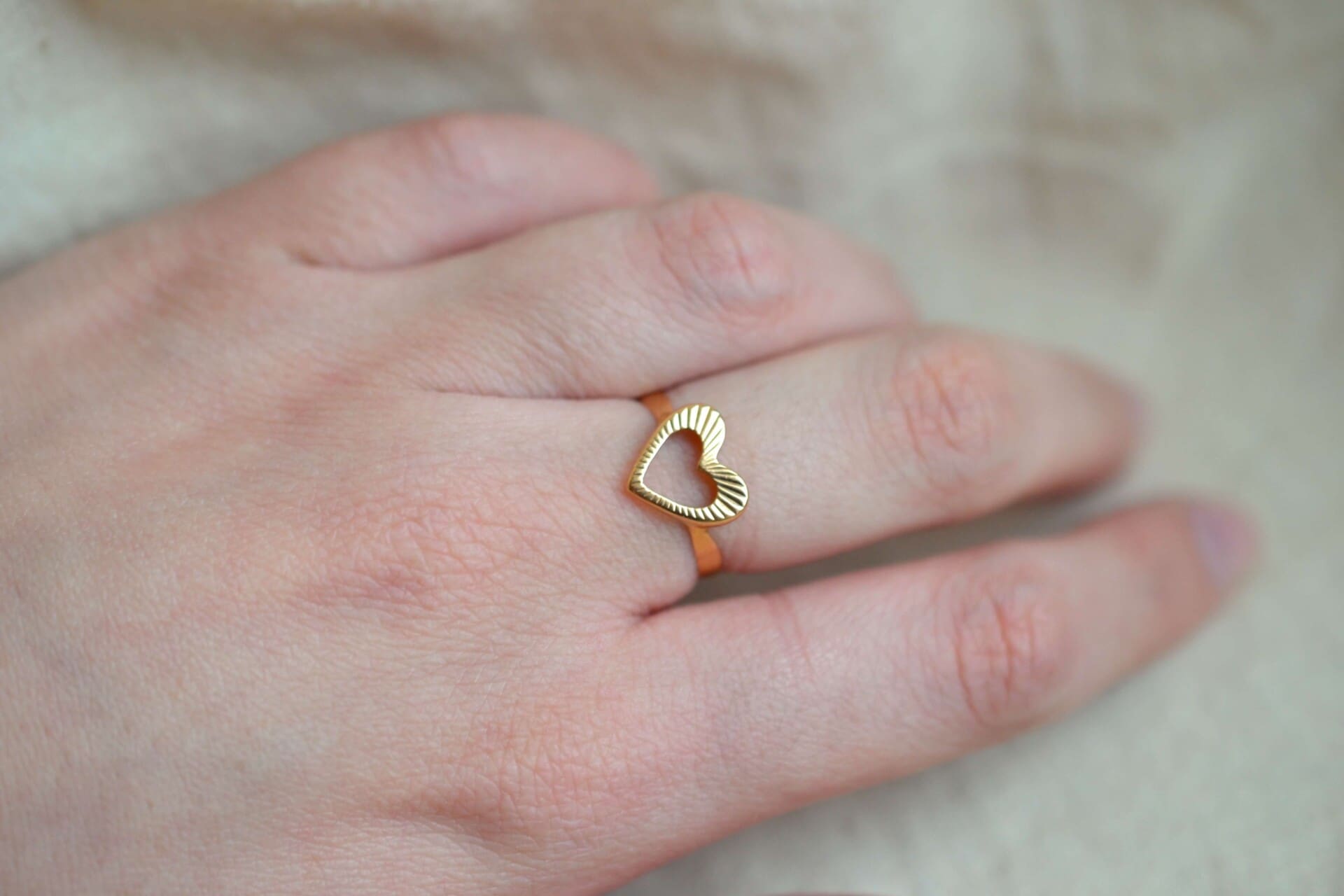Bague coeur
