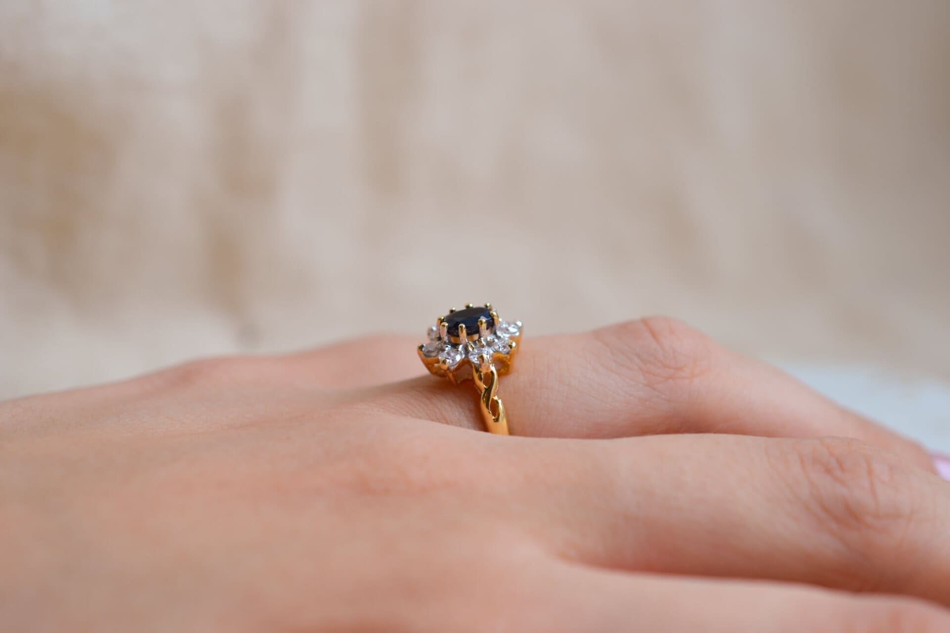 Marguerite Saphir et Diamants
