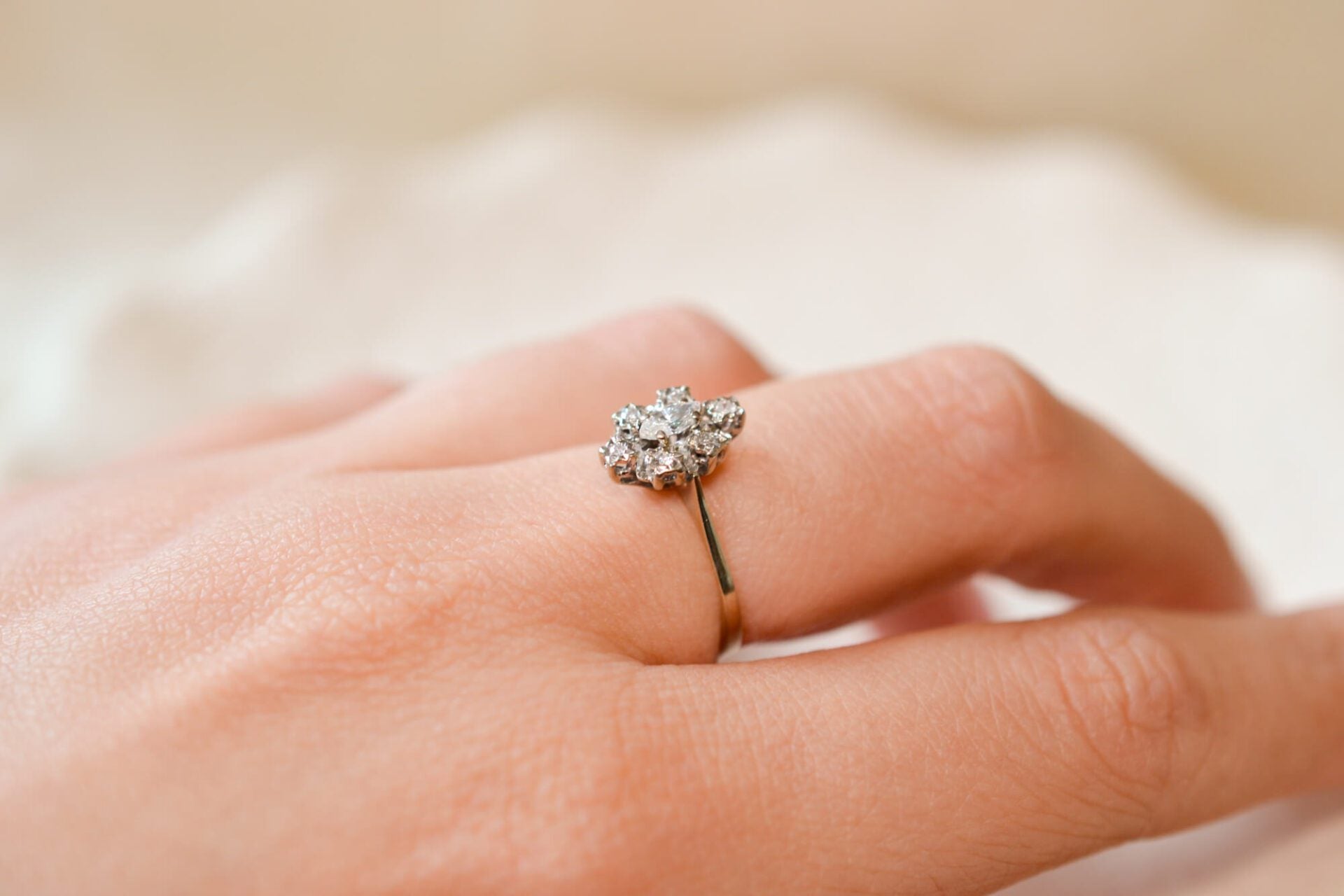 Bague Marquise Diamants