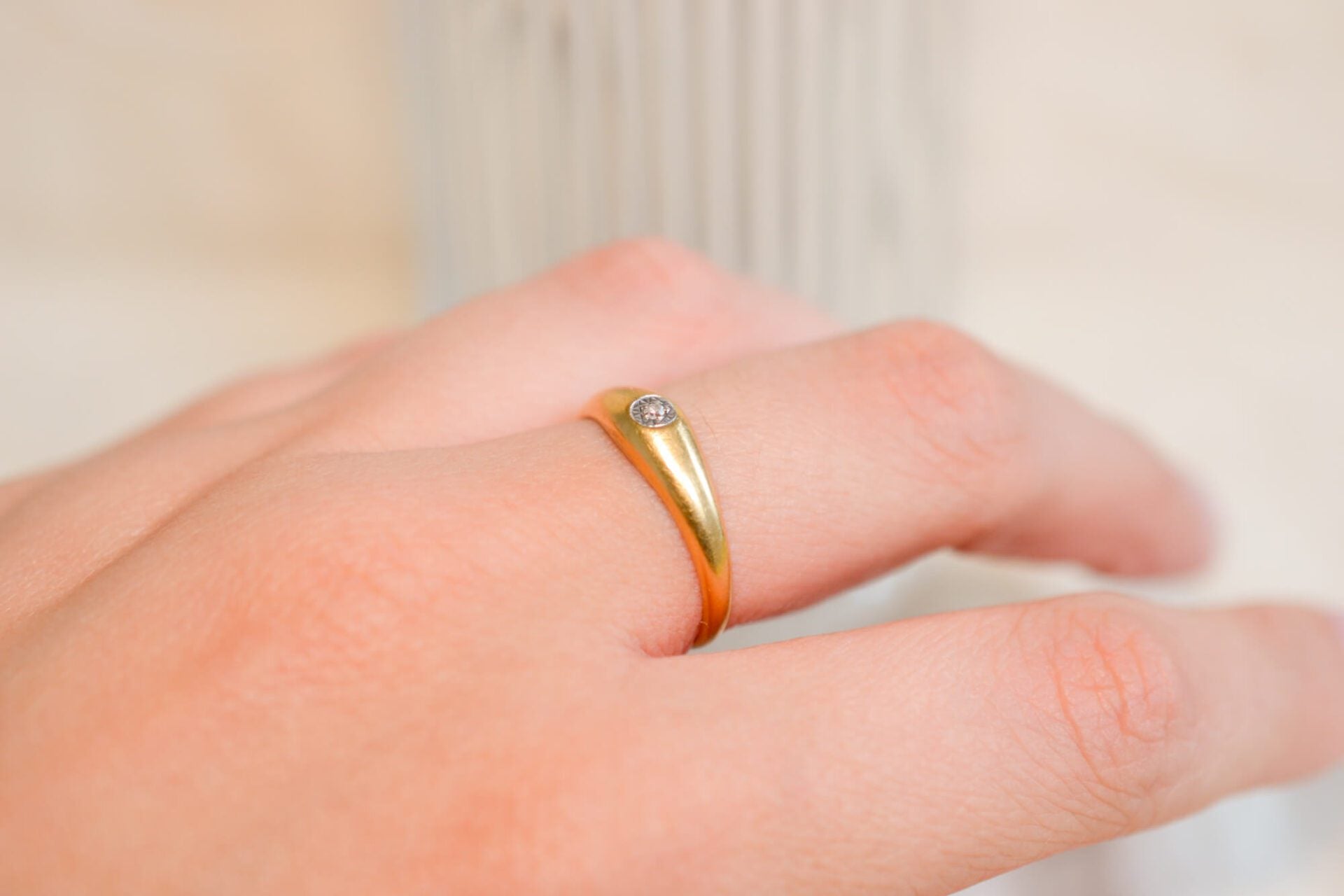 Bague Jonc Diamant