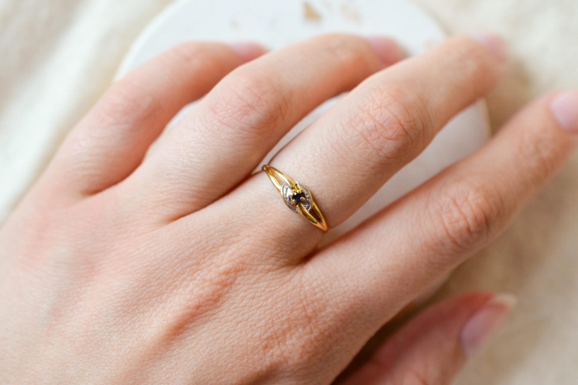 Bague Saphir 2 Ors