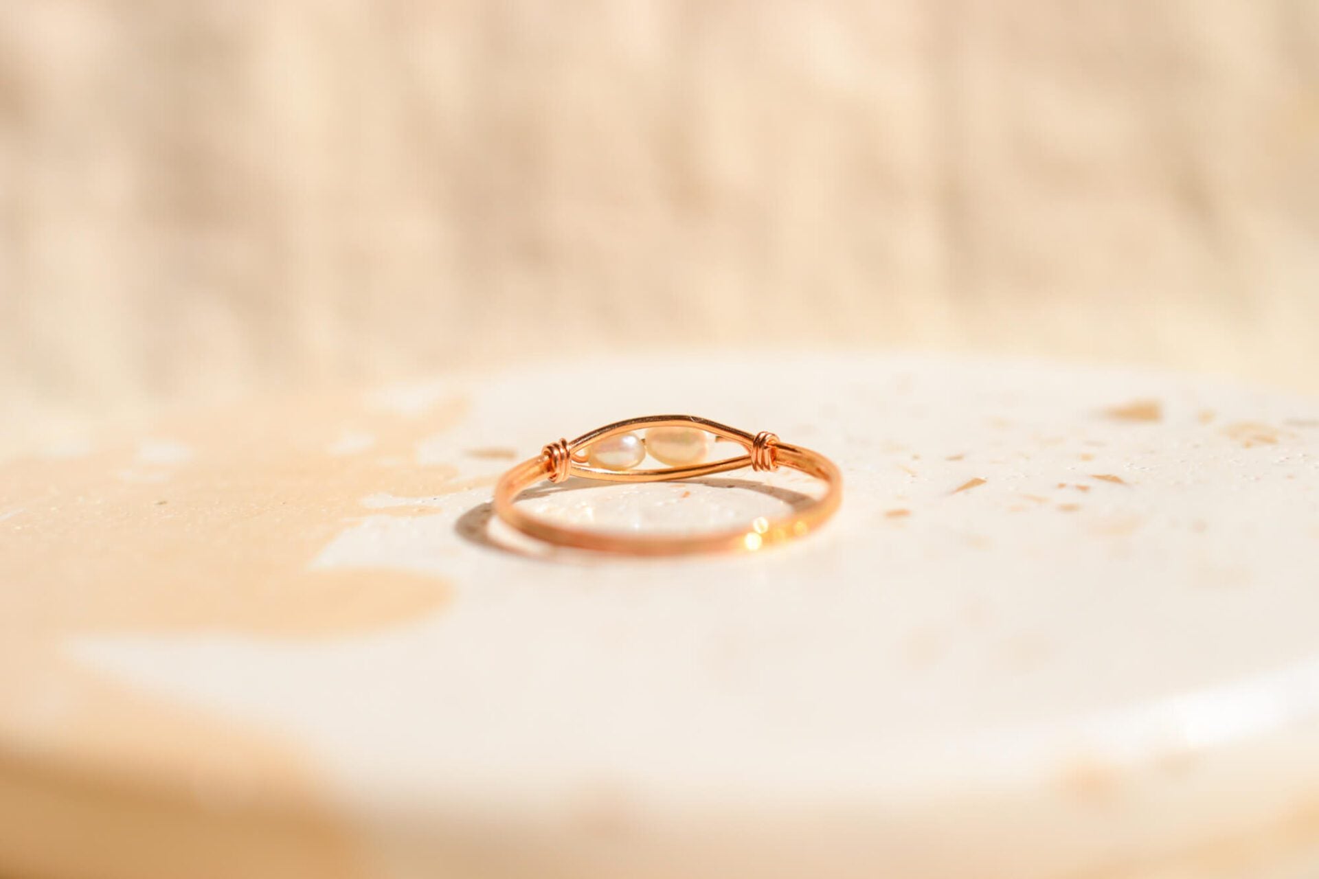 Bague Perles baroques