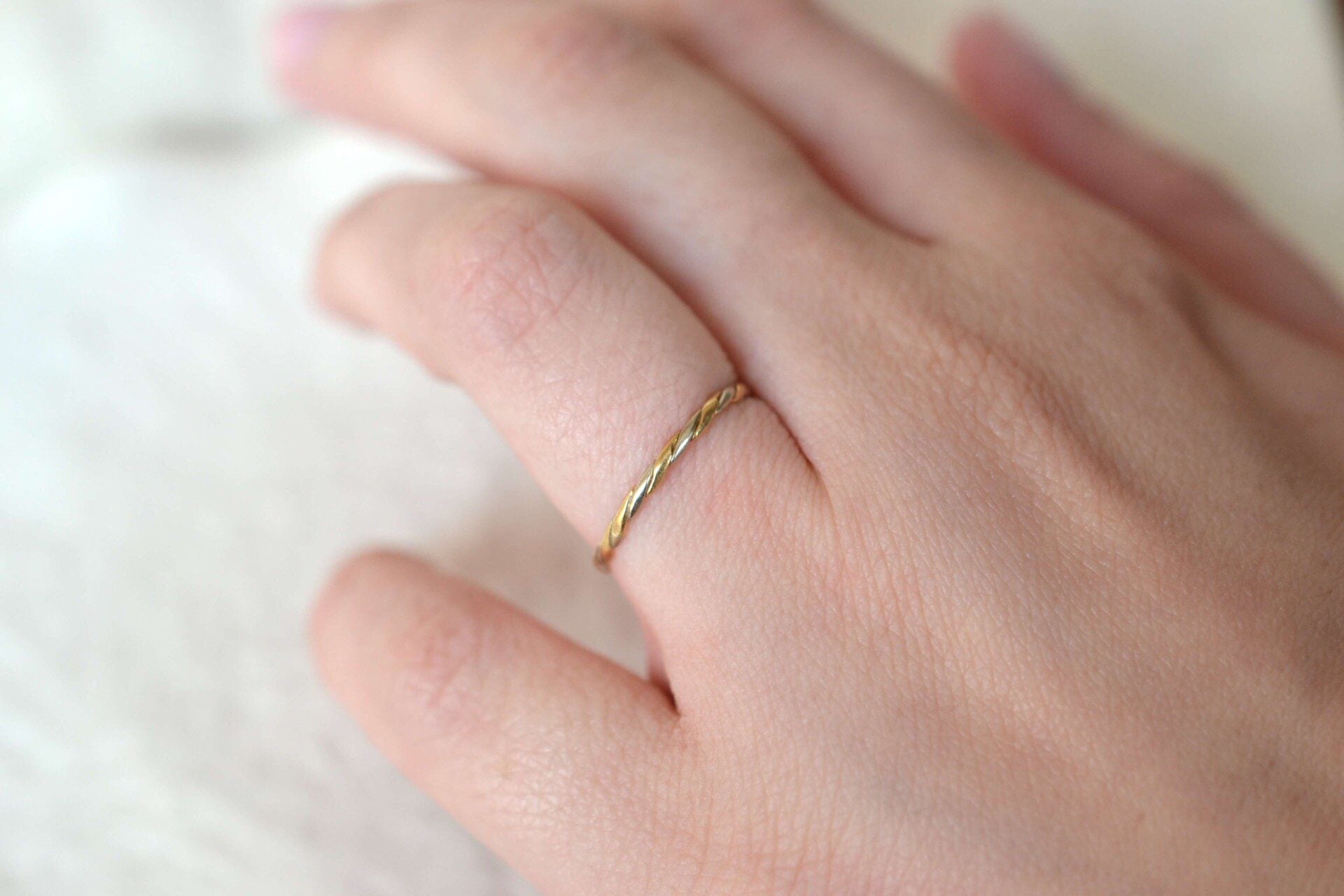 Bague torsadée 2 Ors