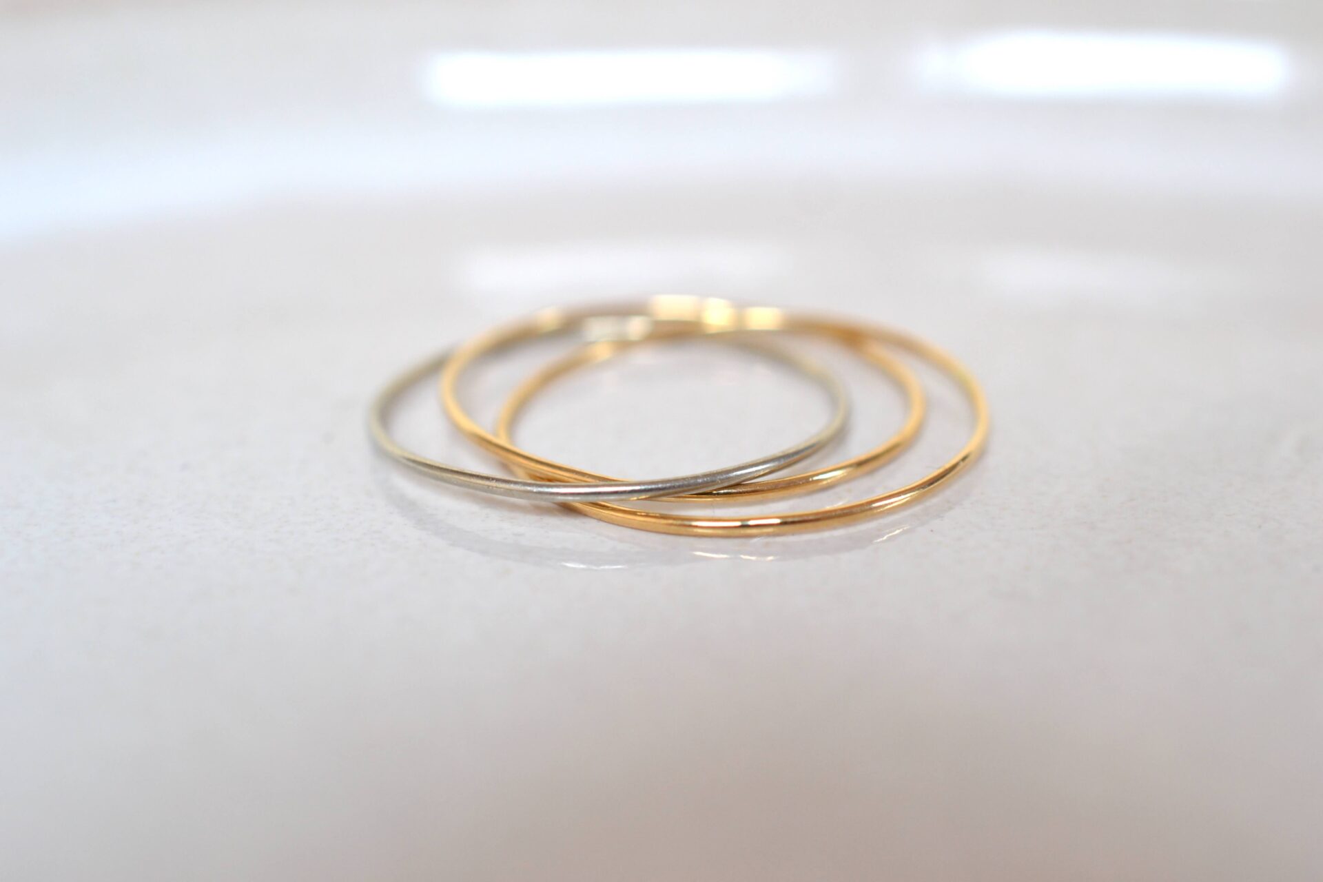 Bague fine 3 anneaux