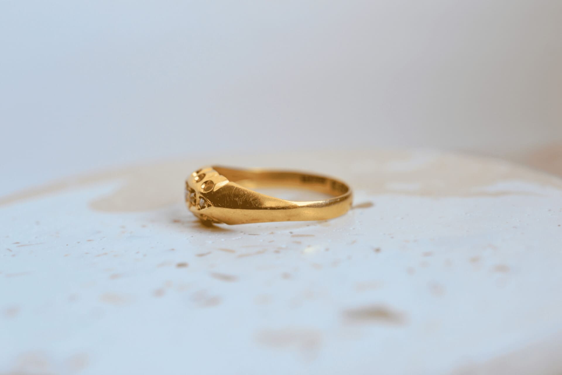 Bague jarretière Diamants