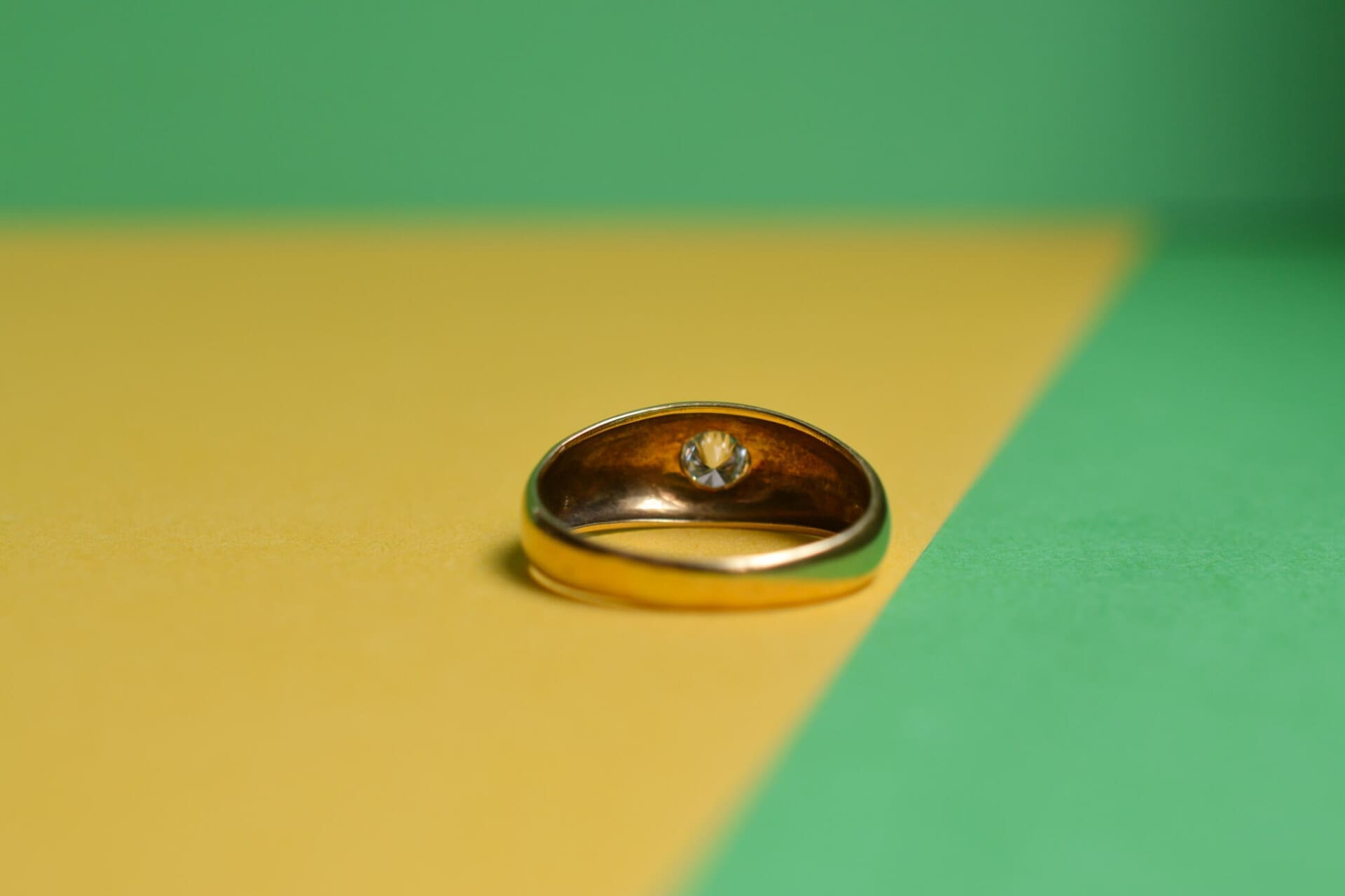 Bague jonc Diamant