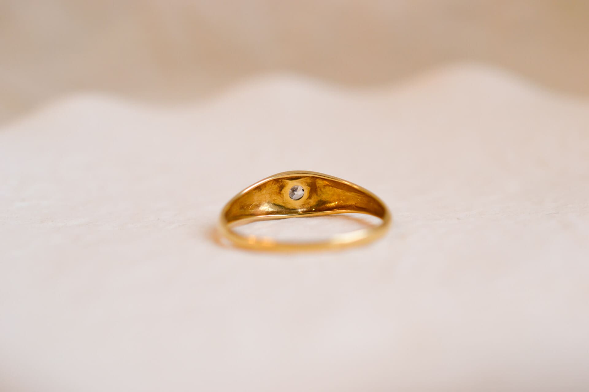 Bague jonc anglais Oxyde