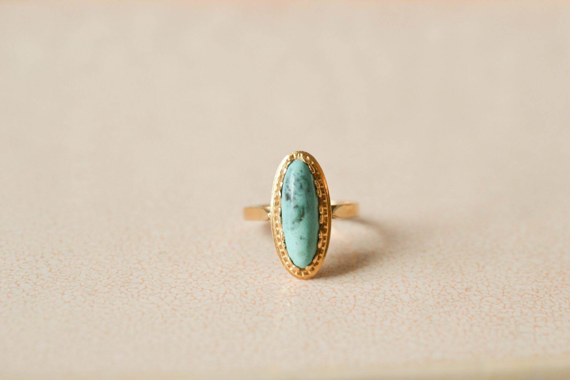 Bague Turquoise ovale