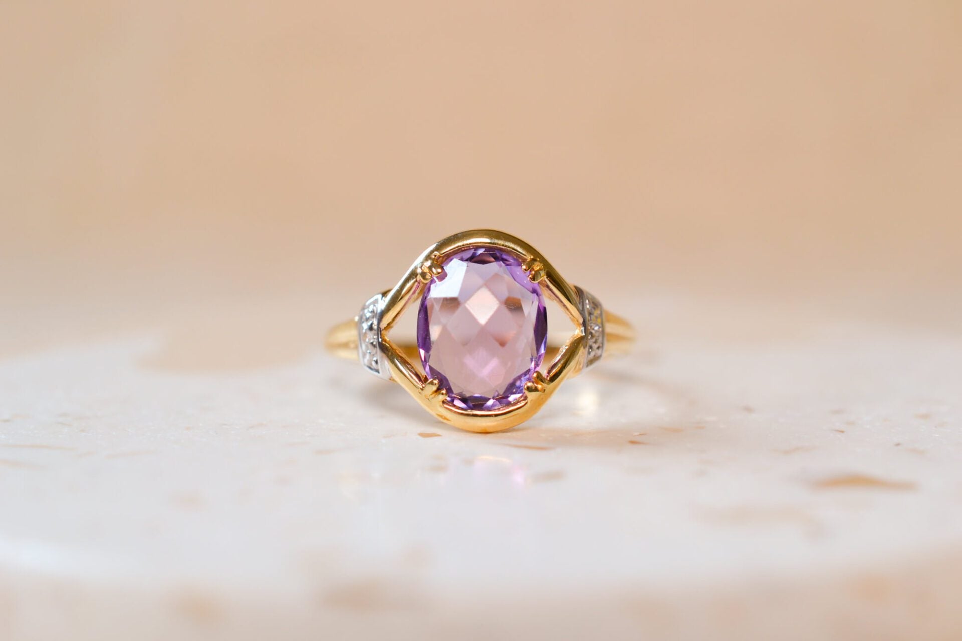 Bague Améthyste et Diamants