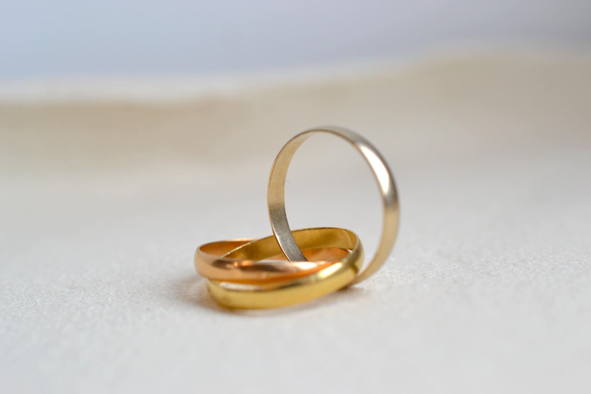 Bague anneaux 3 Ors
