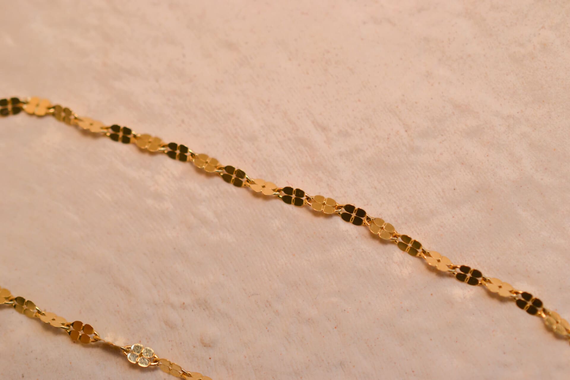 Bracelet maille quadrilobée