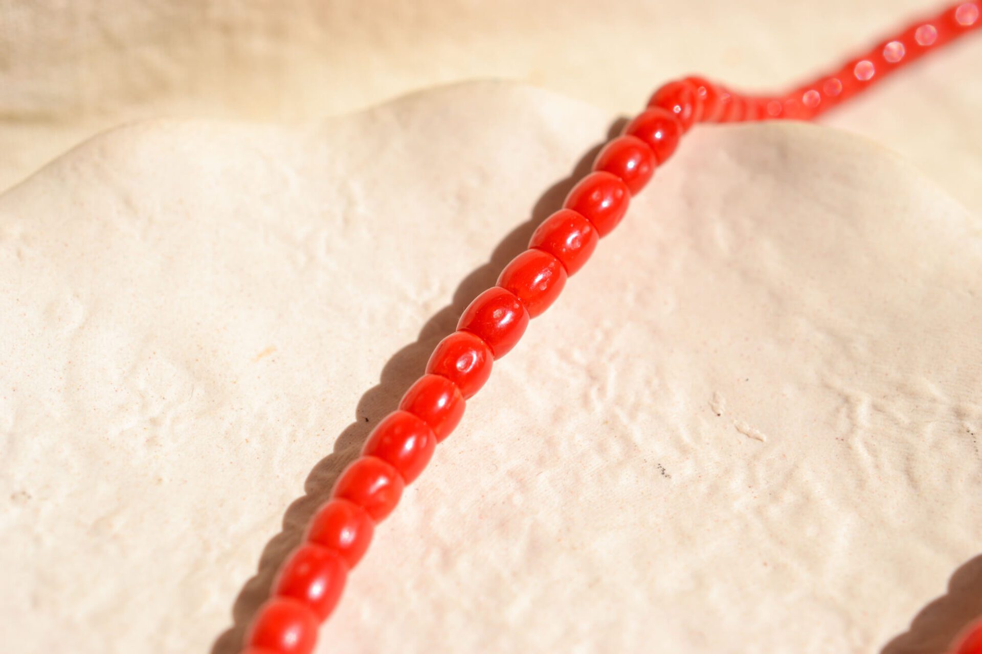 Collier perles de Corail