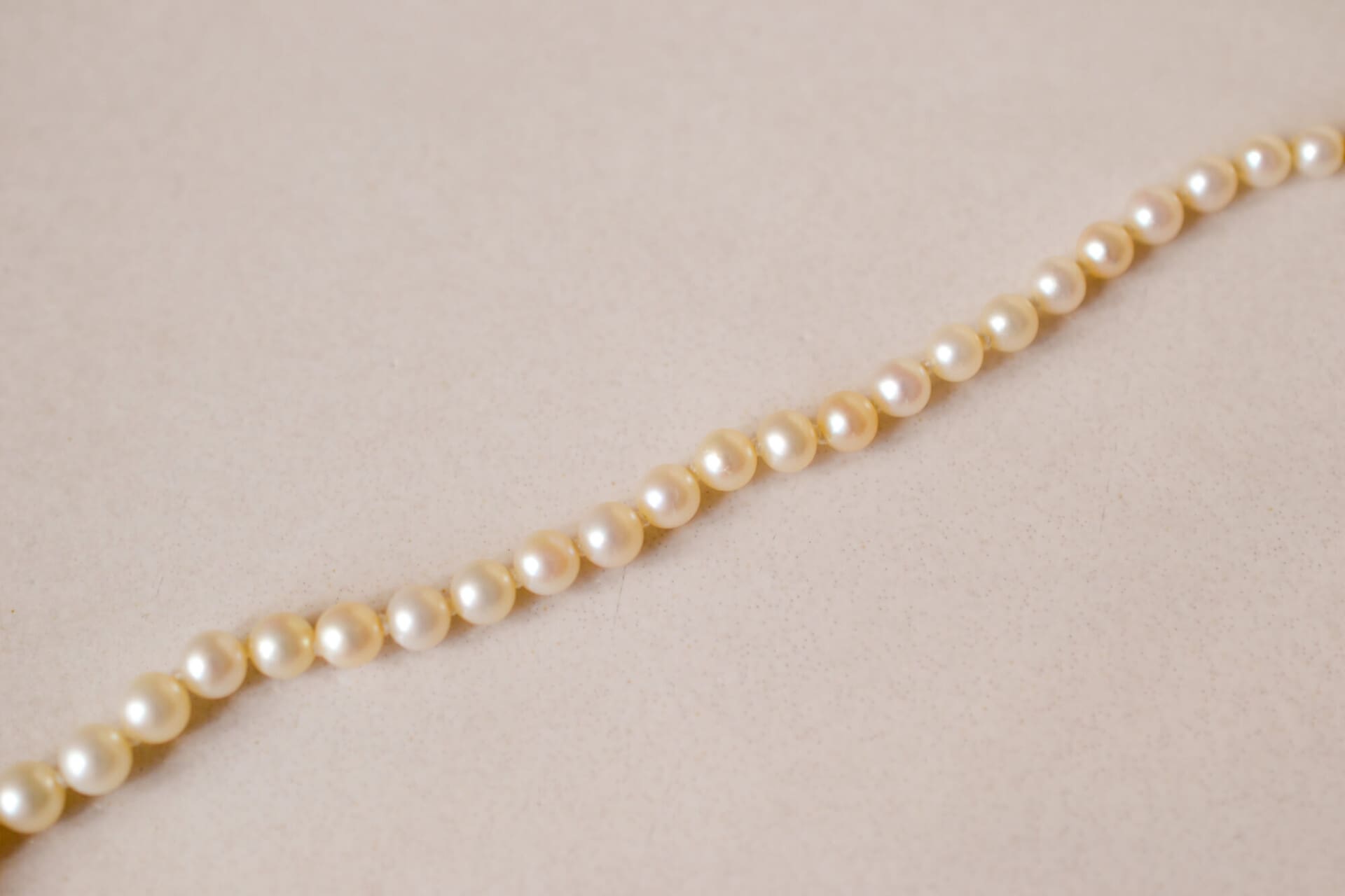 Collier fin Perles