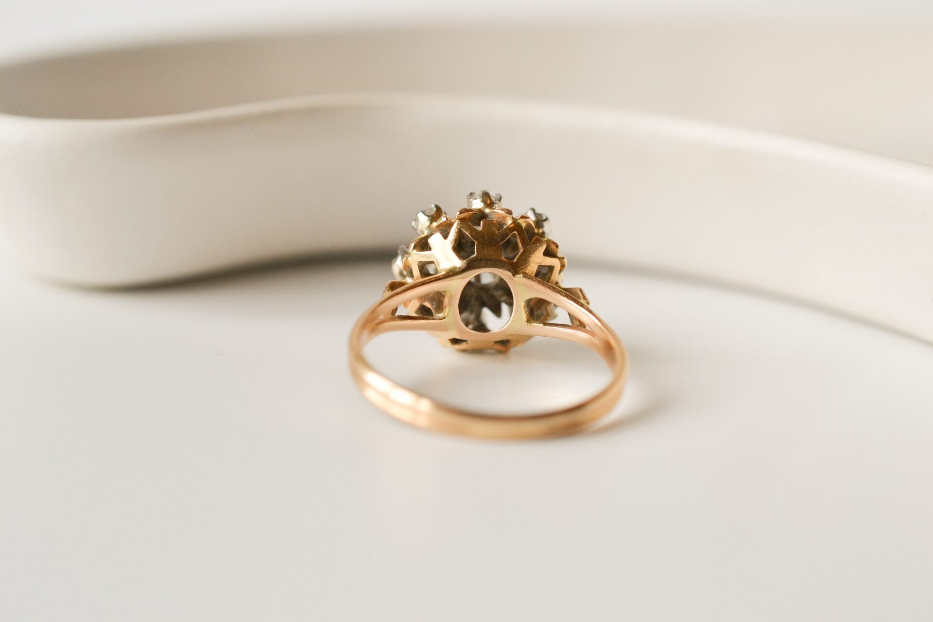 Bague Fleur Oxydes