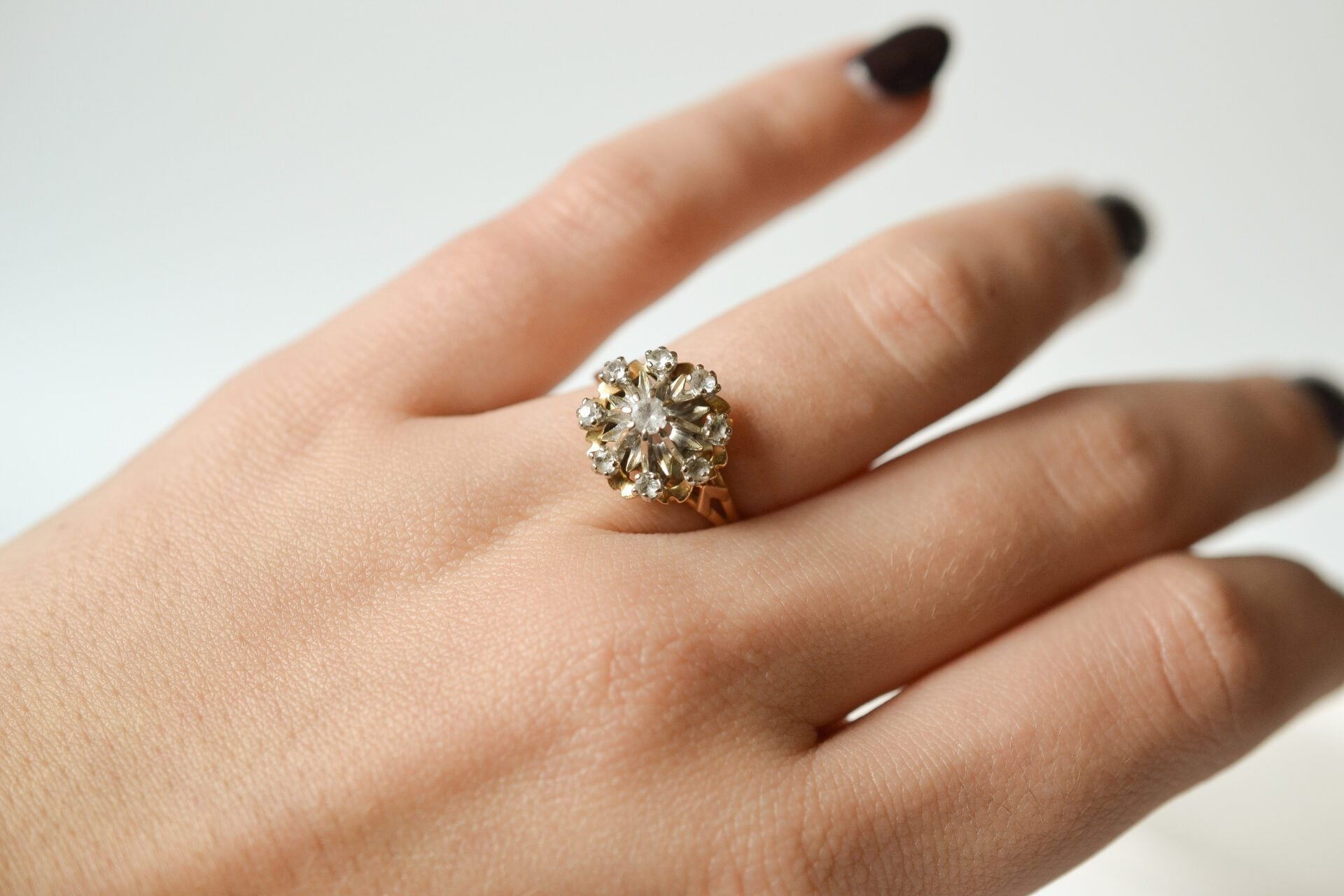 Bague Fleur Oxydes