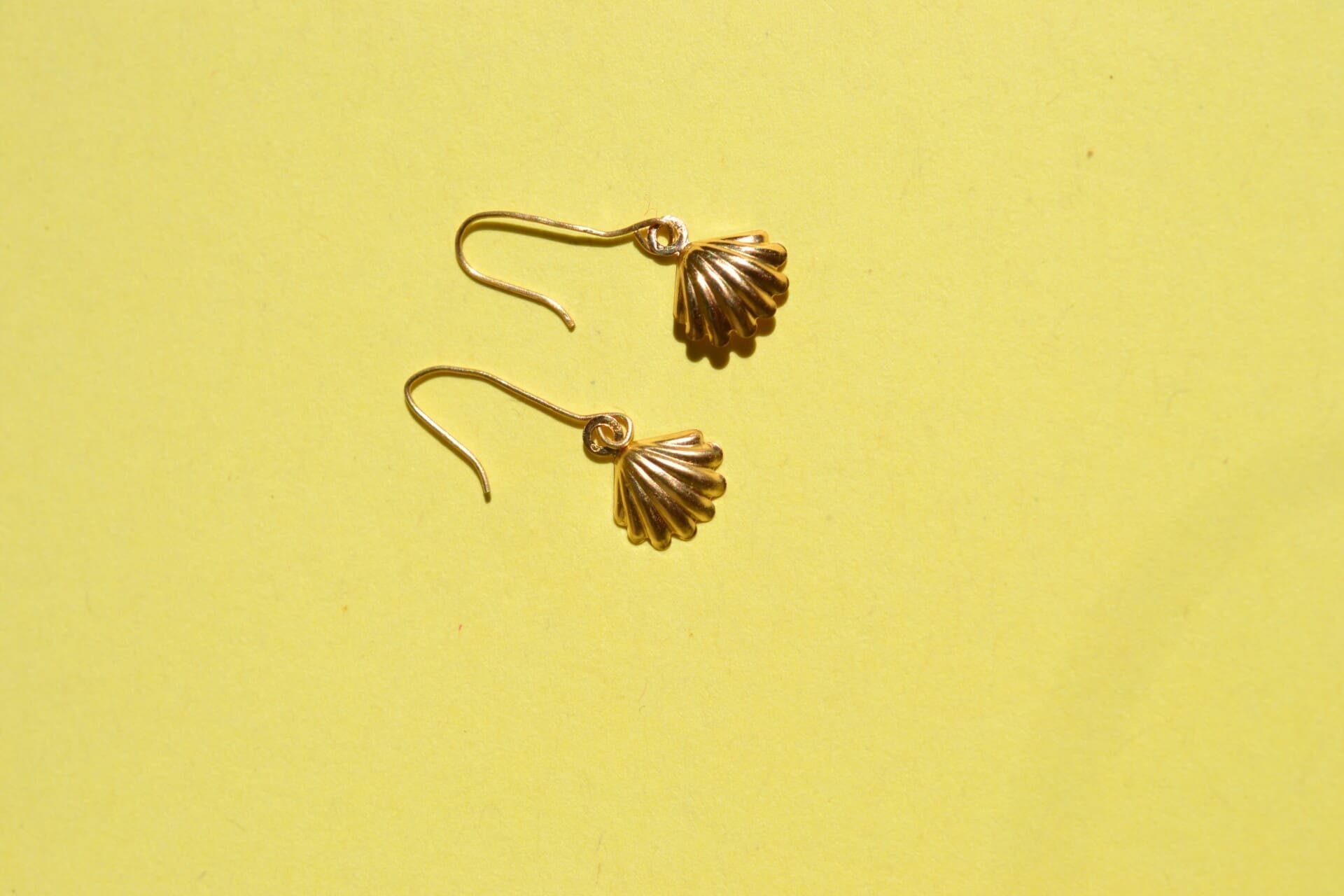 Boucles d'oreilles coquillage Or