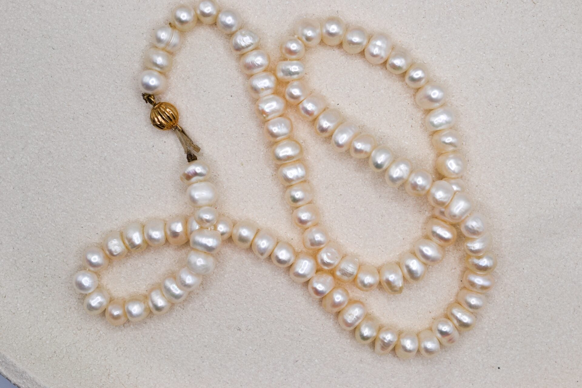 Collier Perles de culture oblong