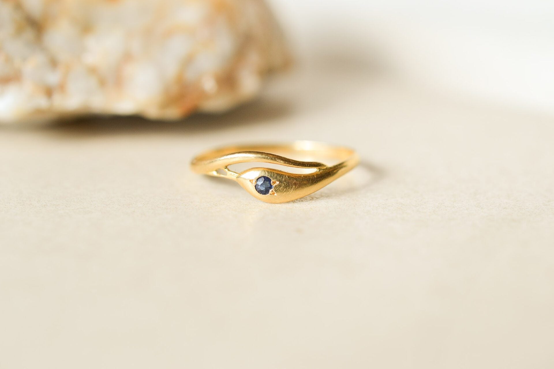 Bague serpent Saphir