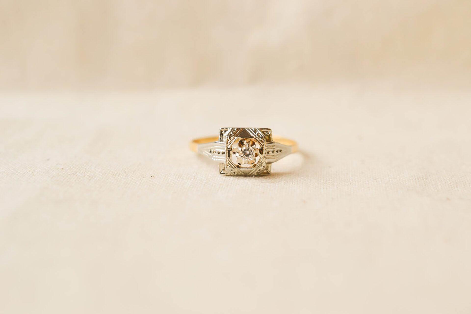 Bague Art Déco 2 Ors