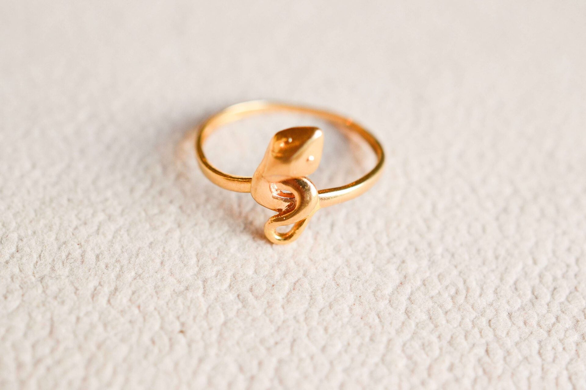 Bague serpent en Or jaune