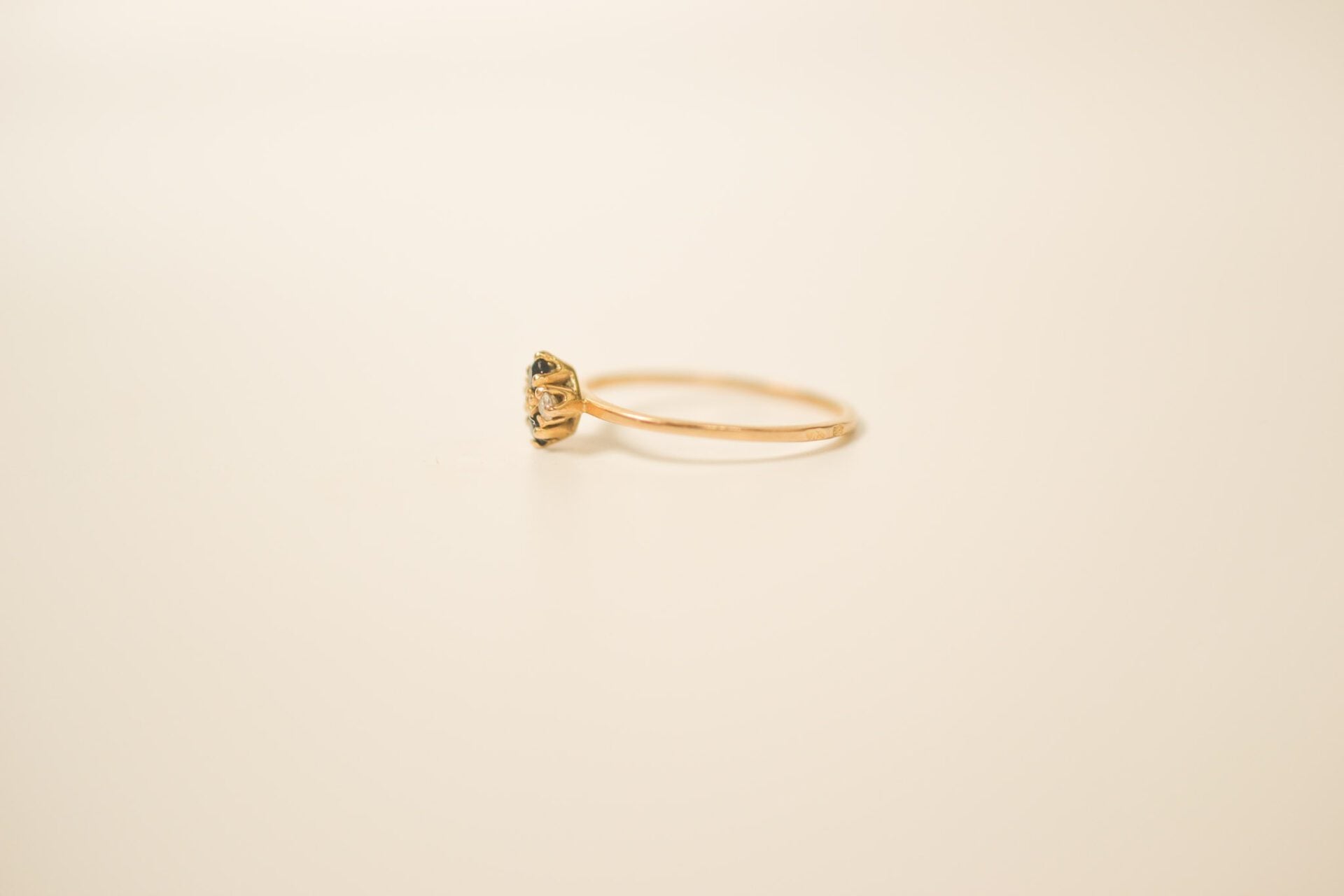 Bague Quatuor Saphirs et Diamants