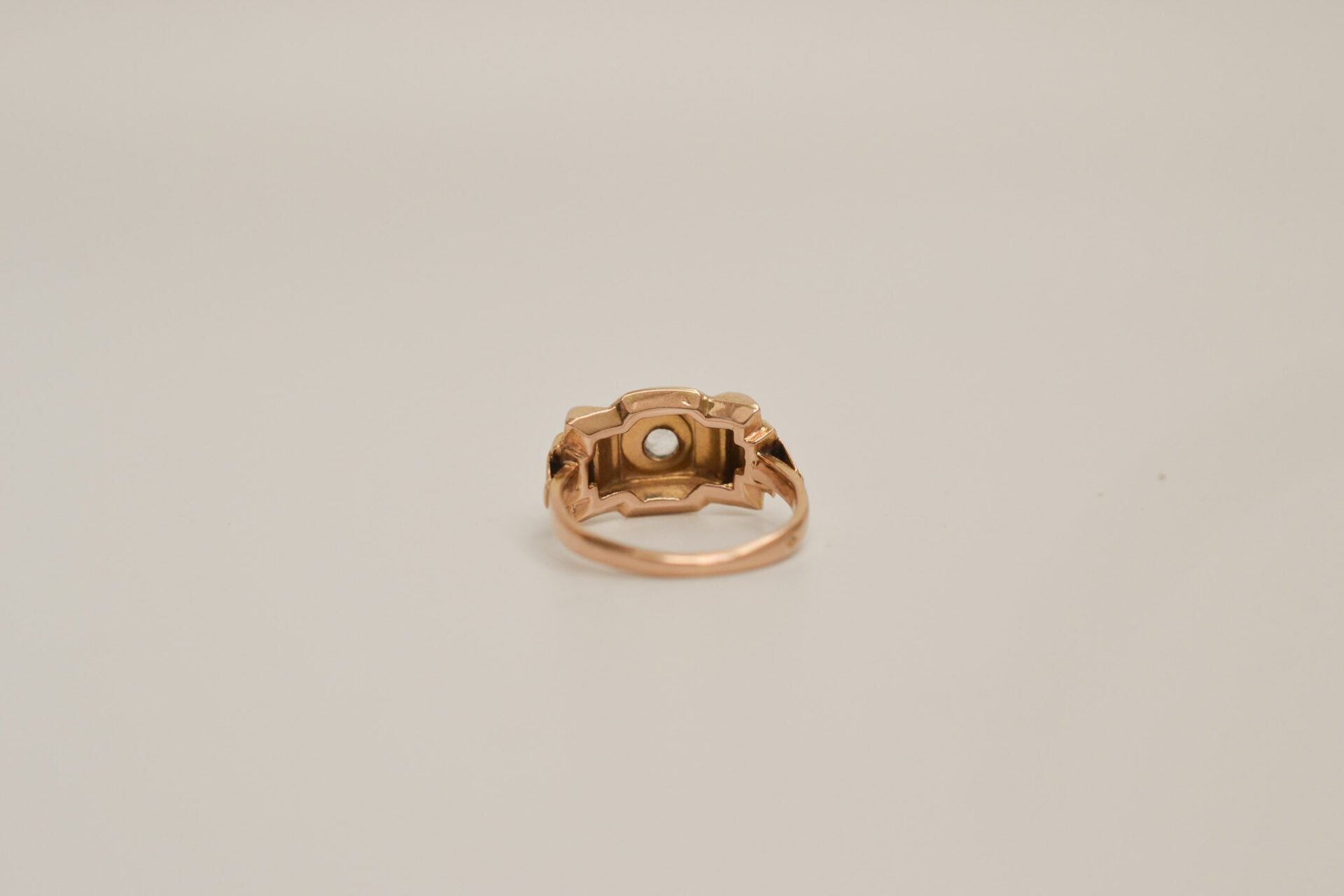 Bague Tank Or champagne