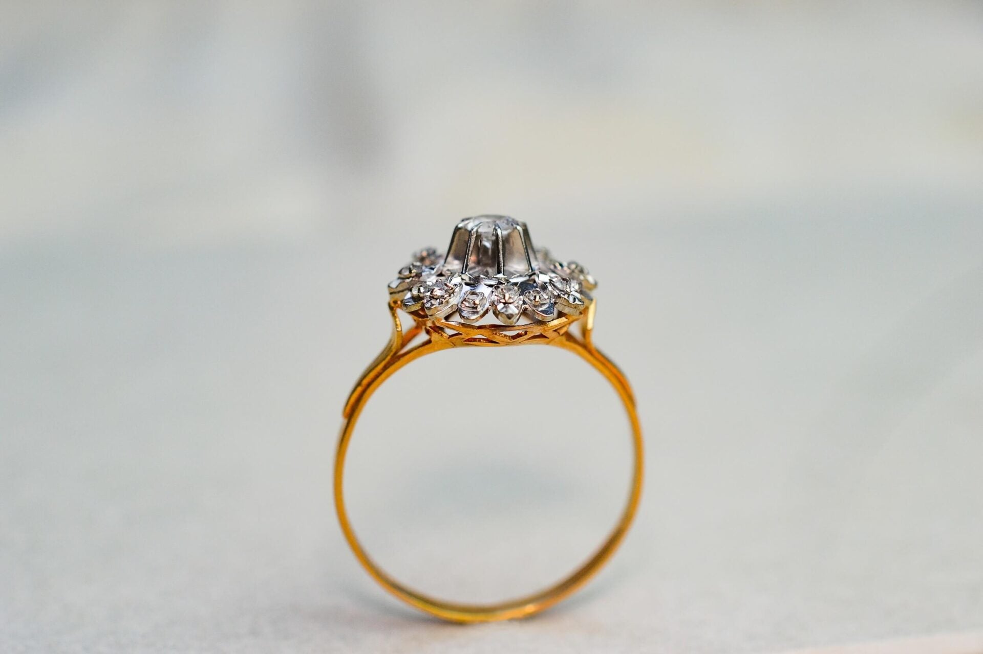 Bague flocon 2 Ors Oxydes