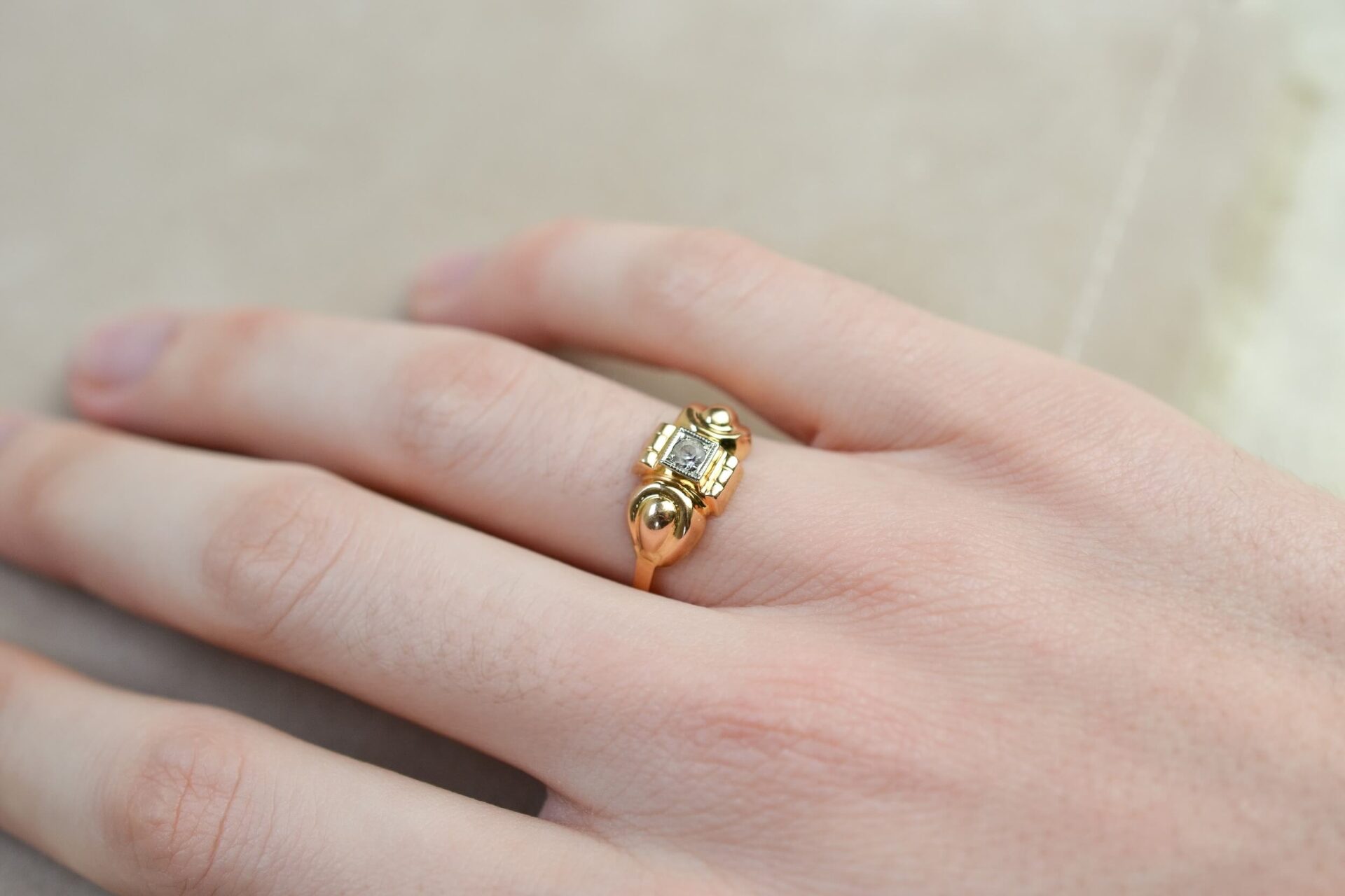Bague Tank Oxyde 1930