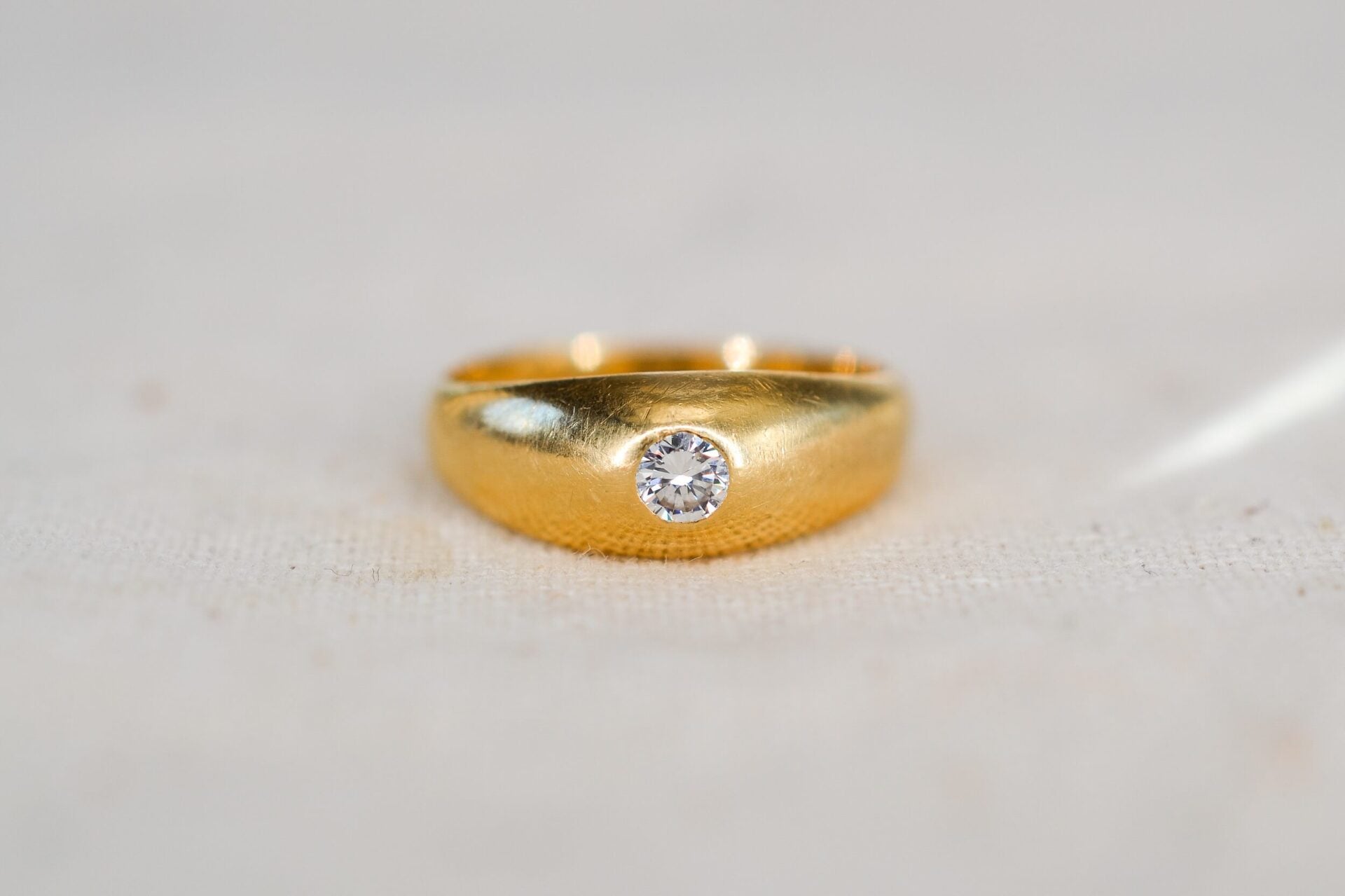 Bague Jonc anglais Diamant