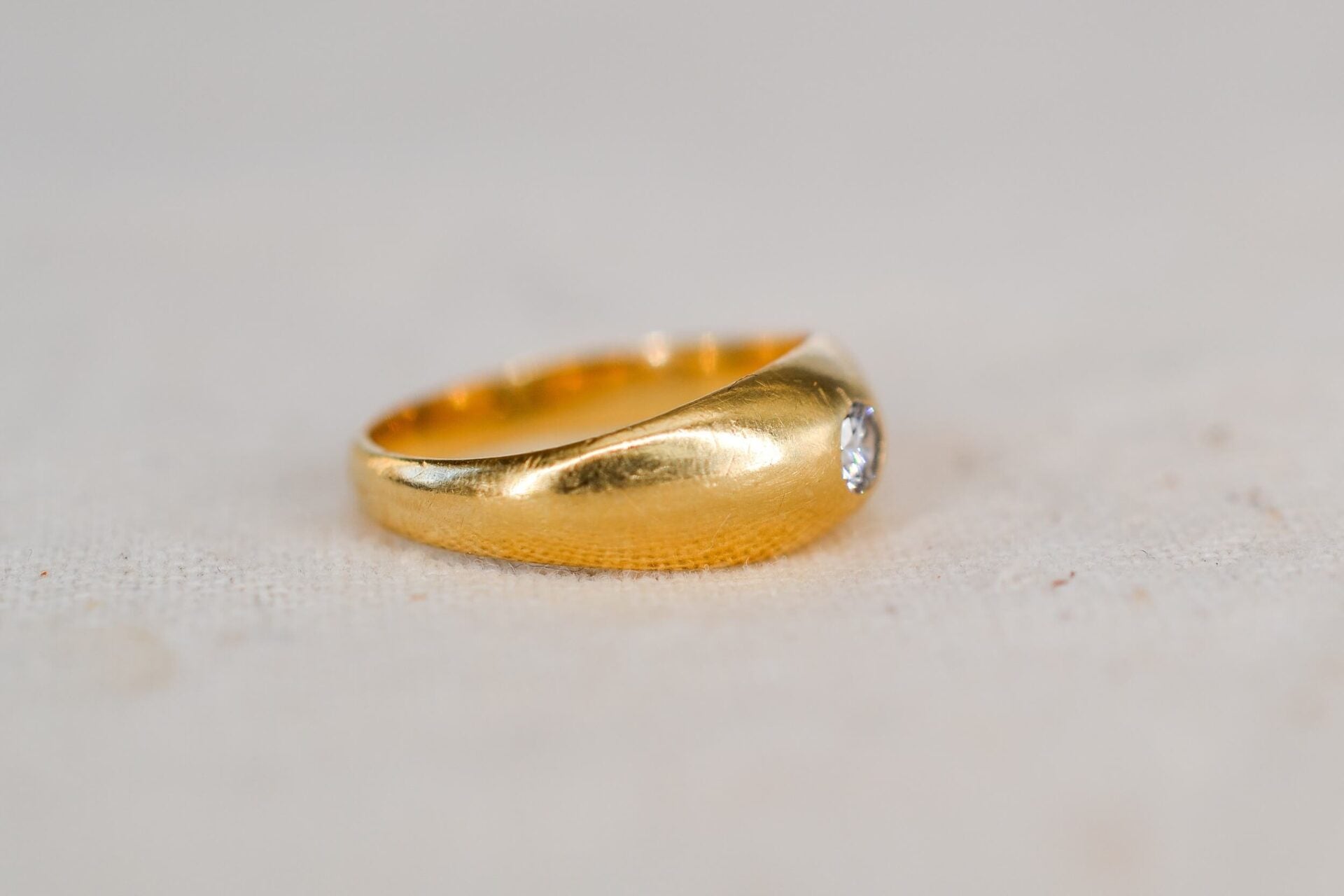 Bague Jonc anglais Diamant
