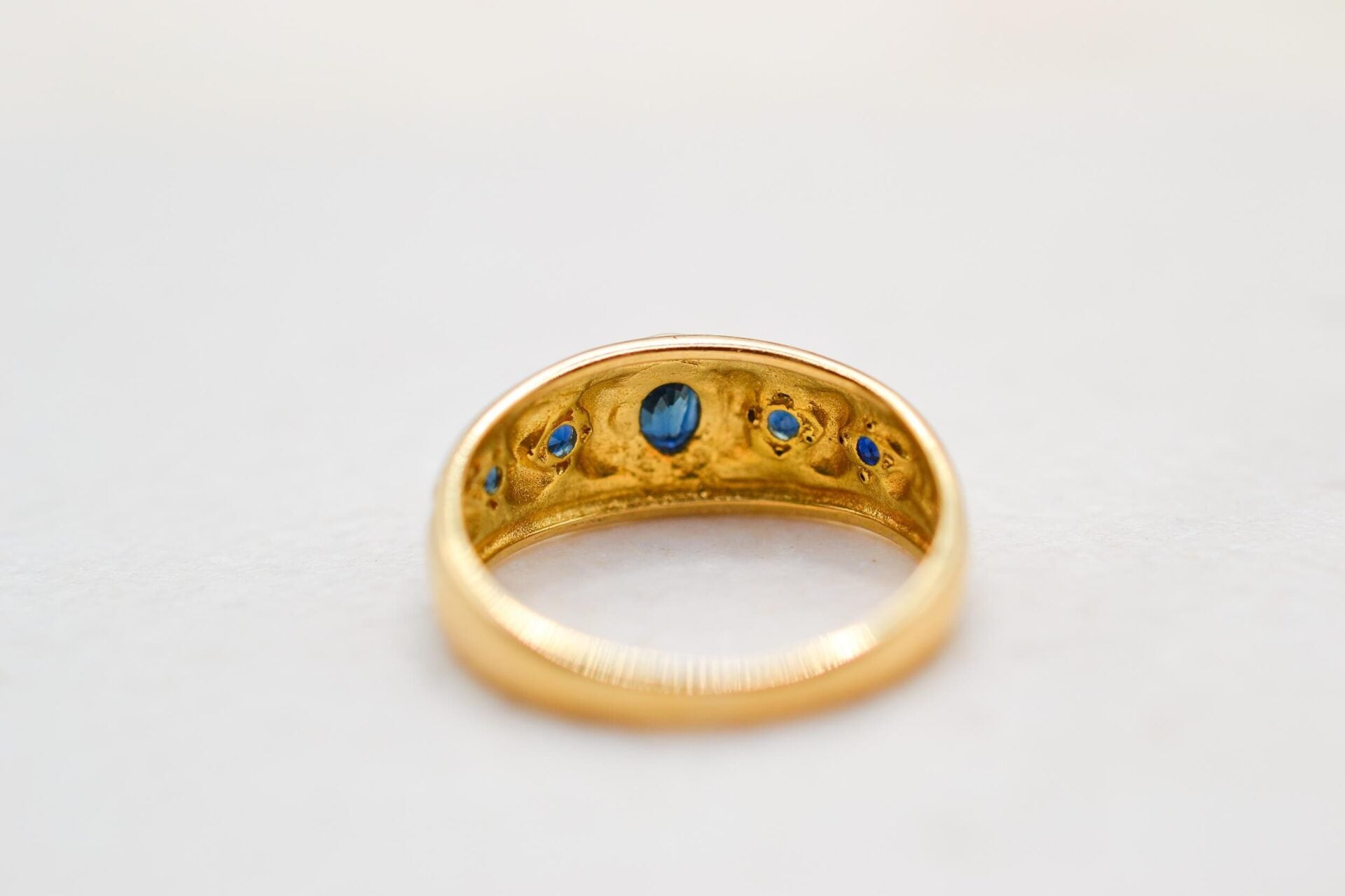 Bague Bandeau saphirs 2 Ors