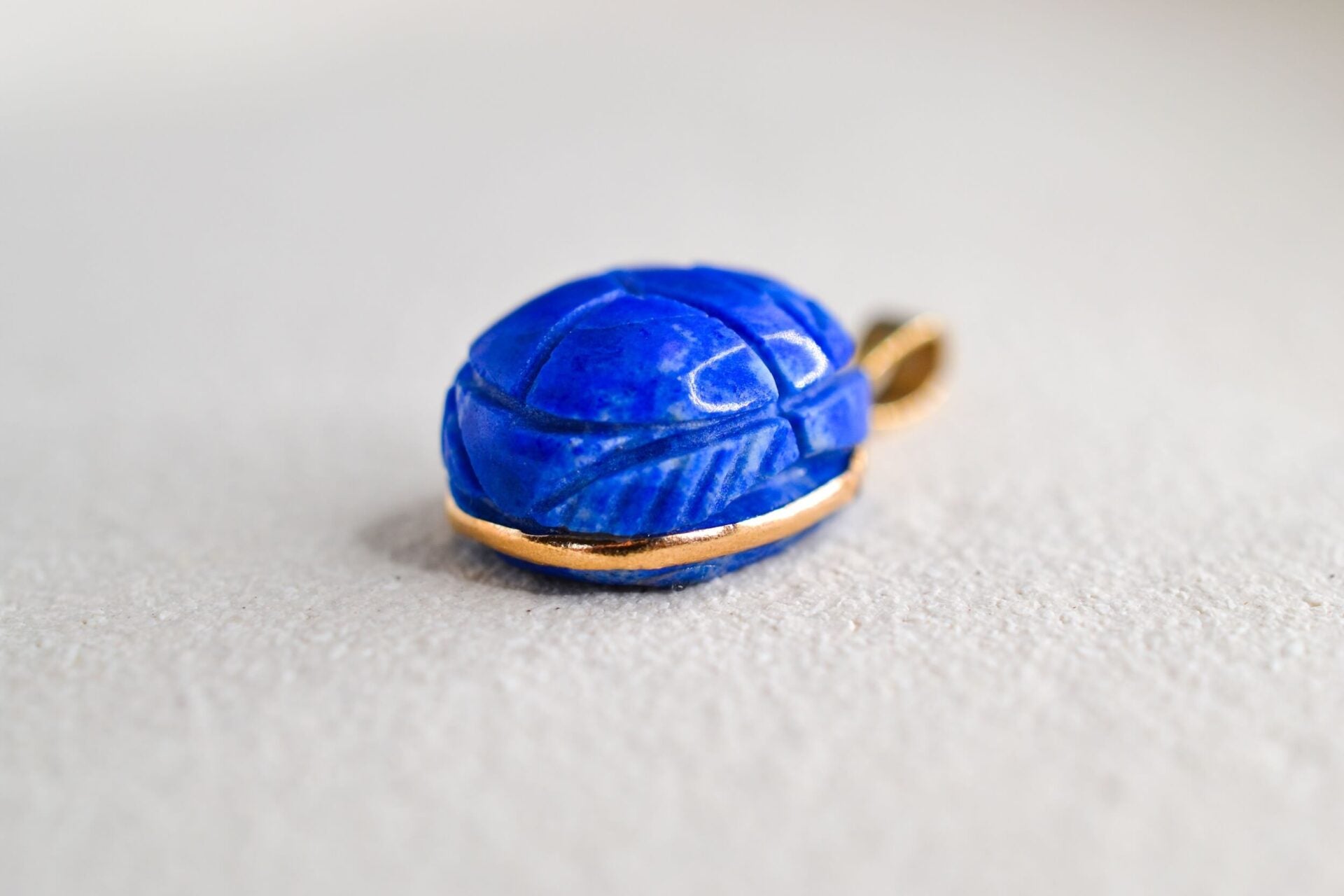 Pendentif Scarabée Lapis Lazuli