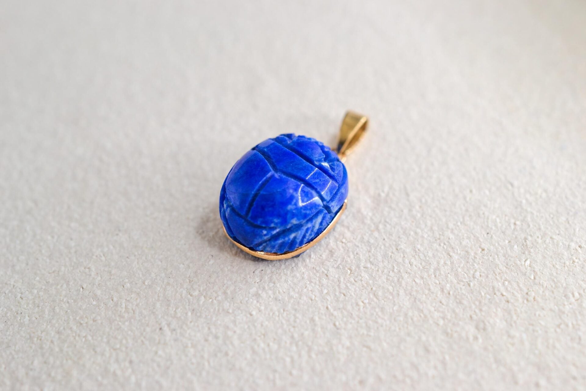 Pendentif Scarabée Lapis Lazuli